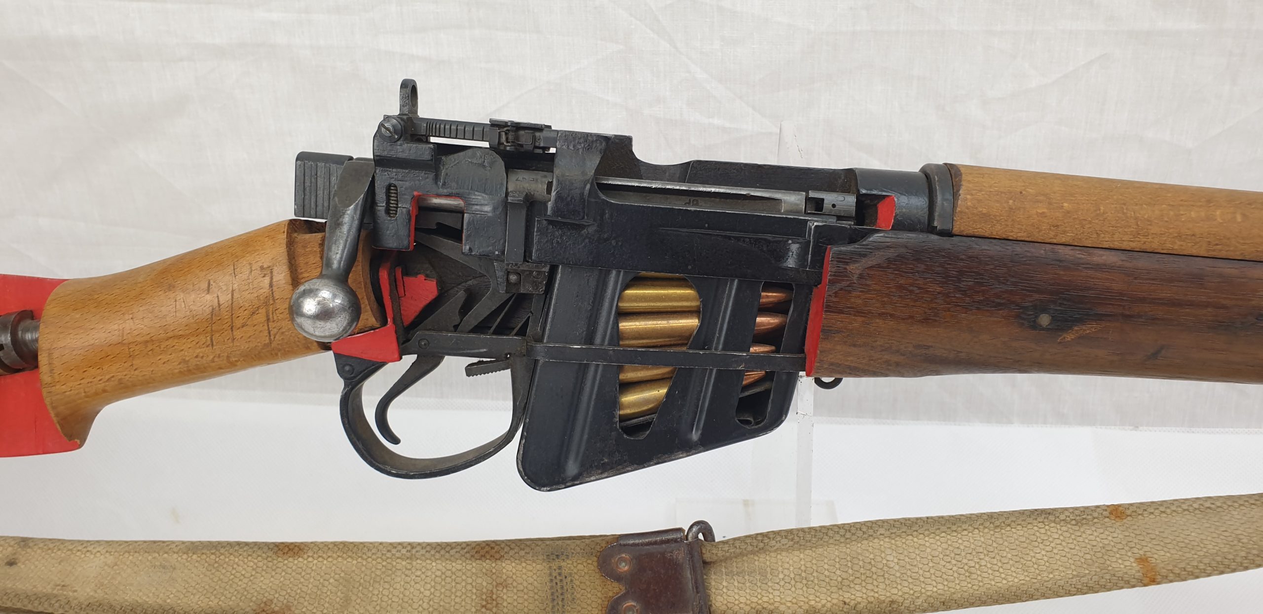 WW2 Era Cutaway Lee Enfield No. 4 Rifle - Deactivated - Image 19