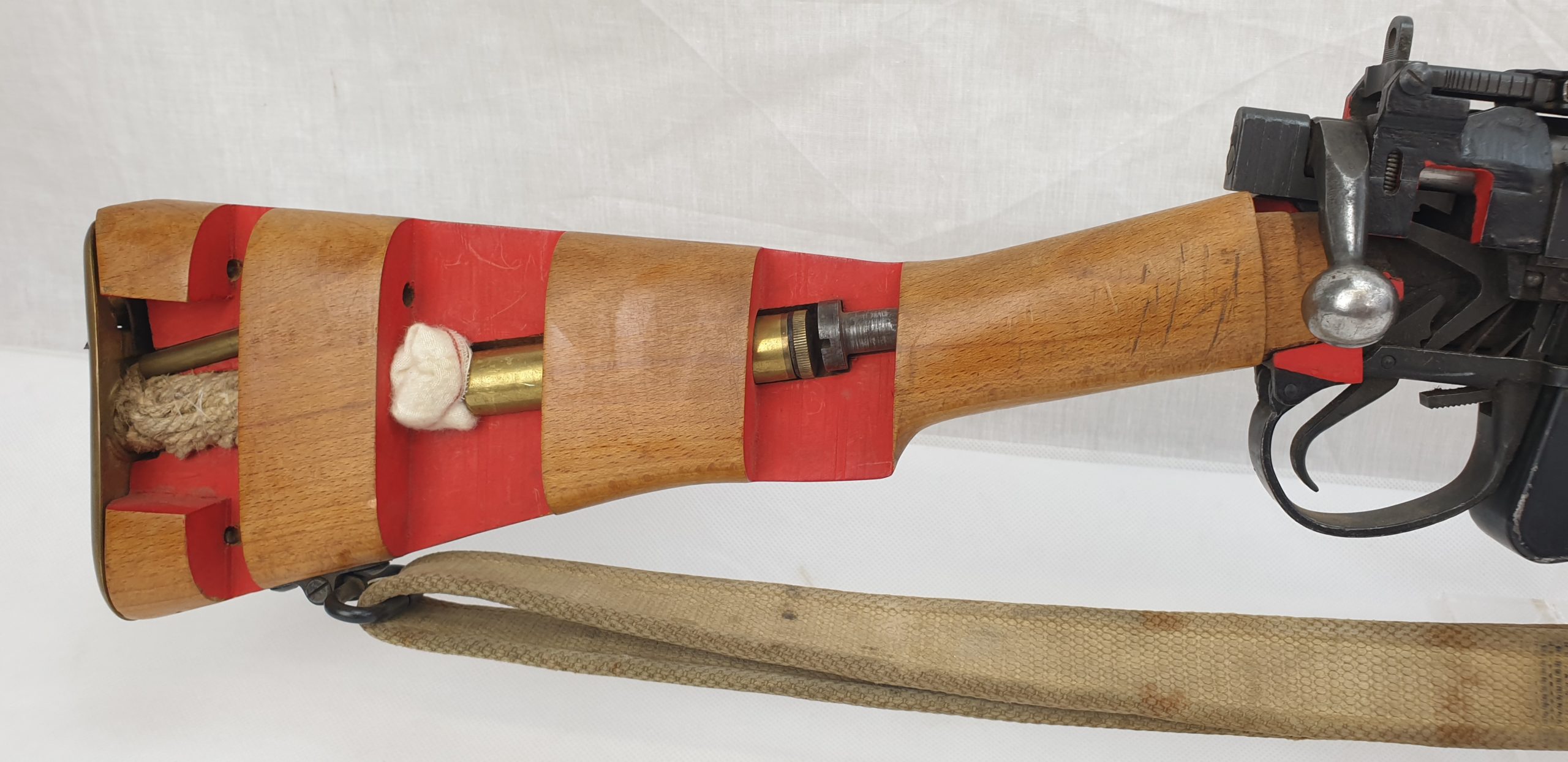 WW2 Era Cutaway Lee Enfield No. 4 Rifle - Deactivated - Image 18