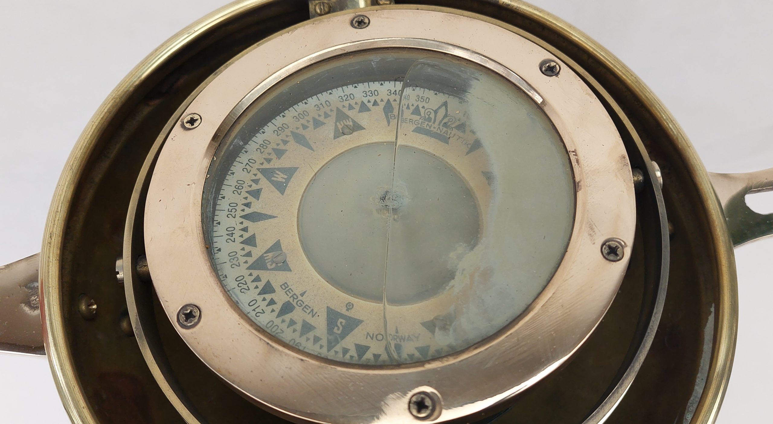 Small Viking Yachts Brass Binnacle - Image 5