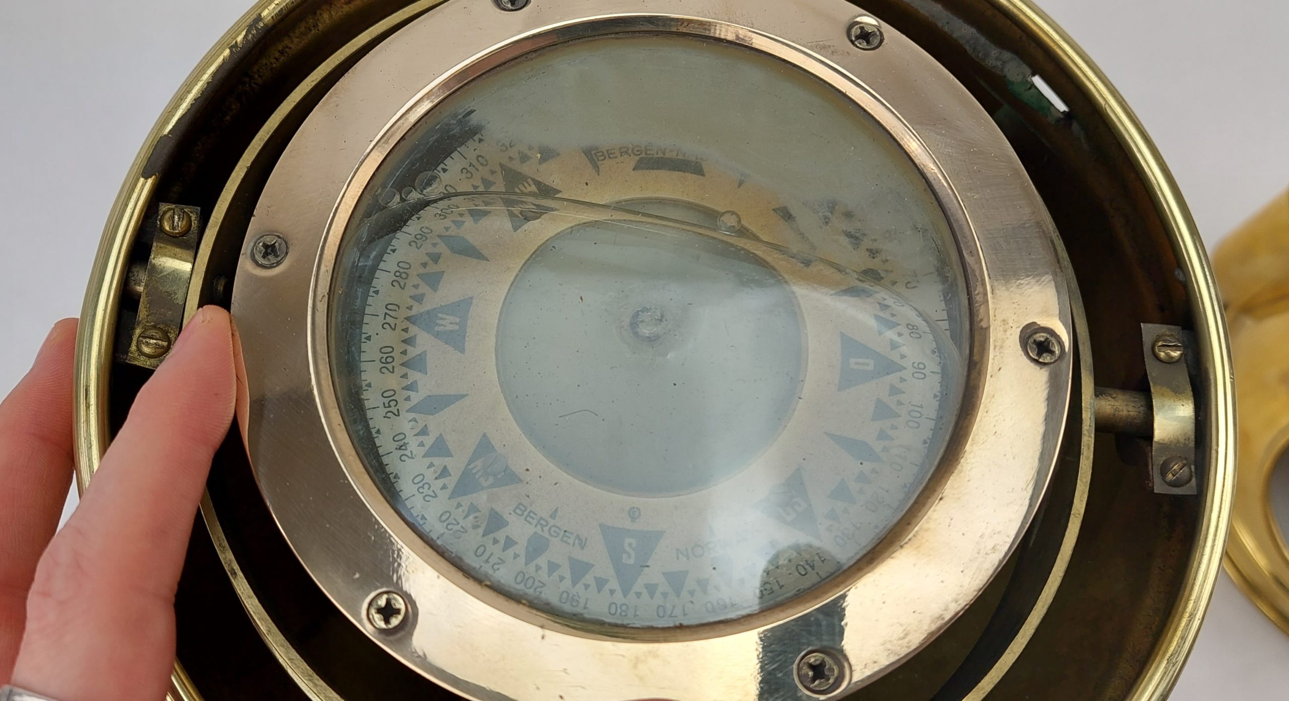 Small Viking Yachts Brass Binnacle - Image 6