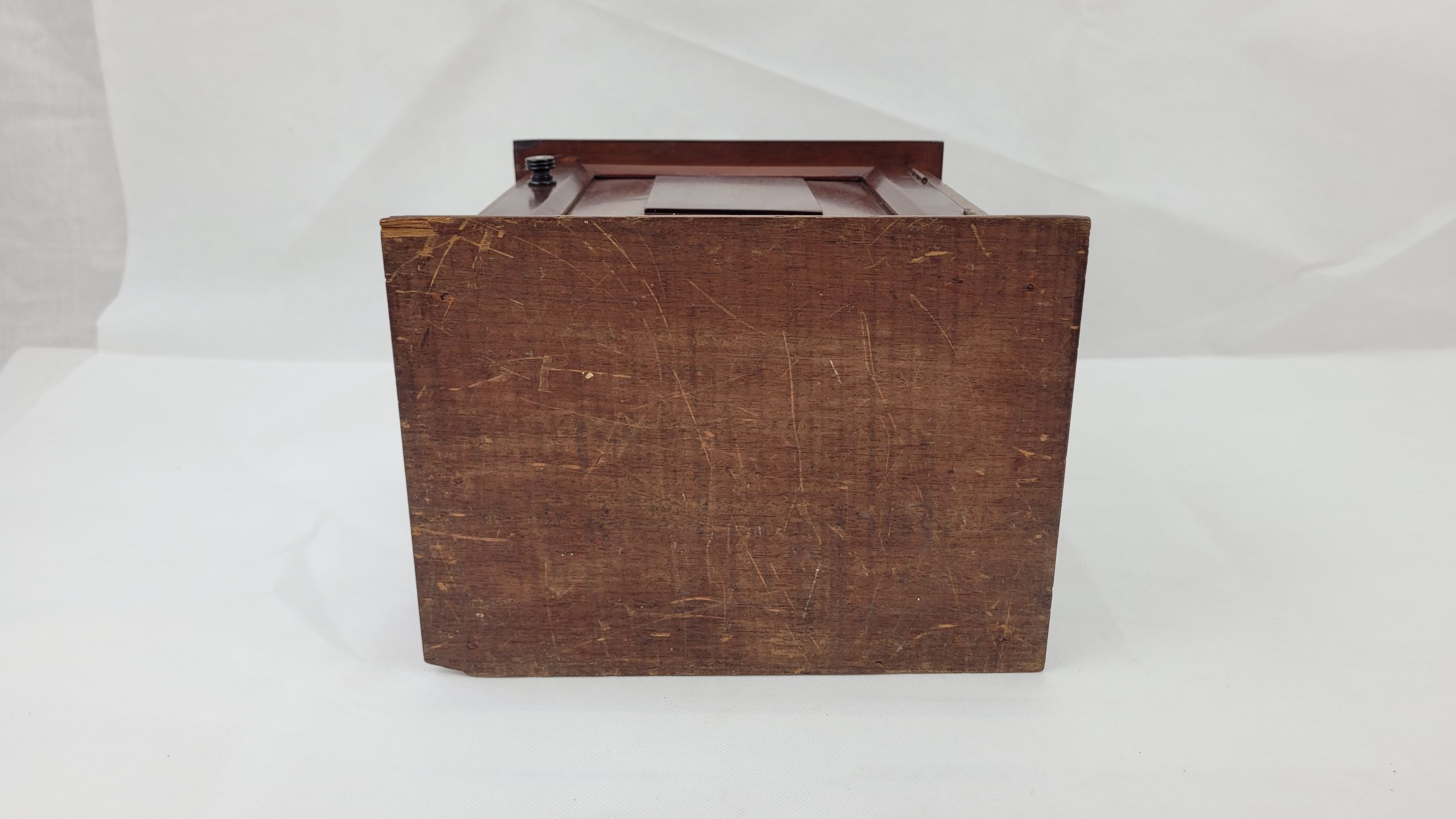 Antique Smokers Cabinet With Internal Drawers And Pipe Rack - Image 4