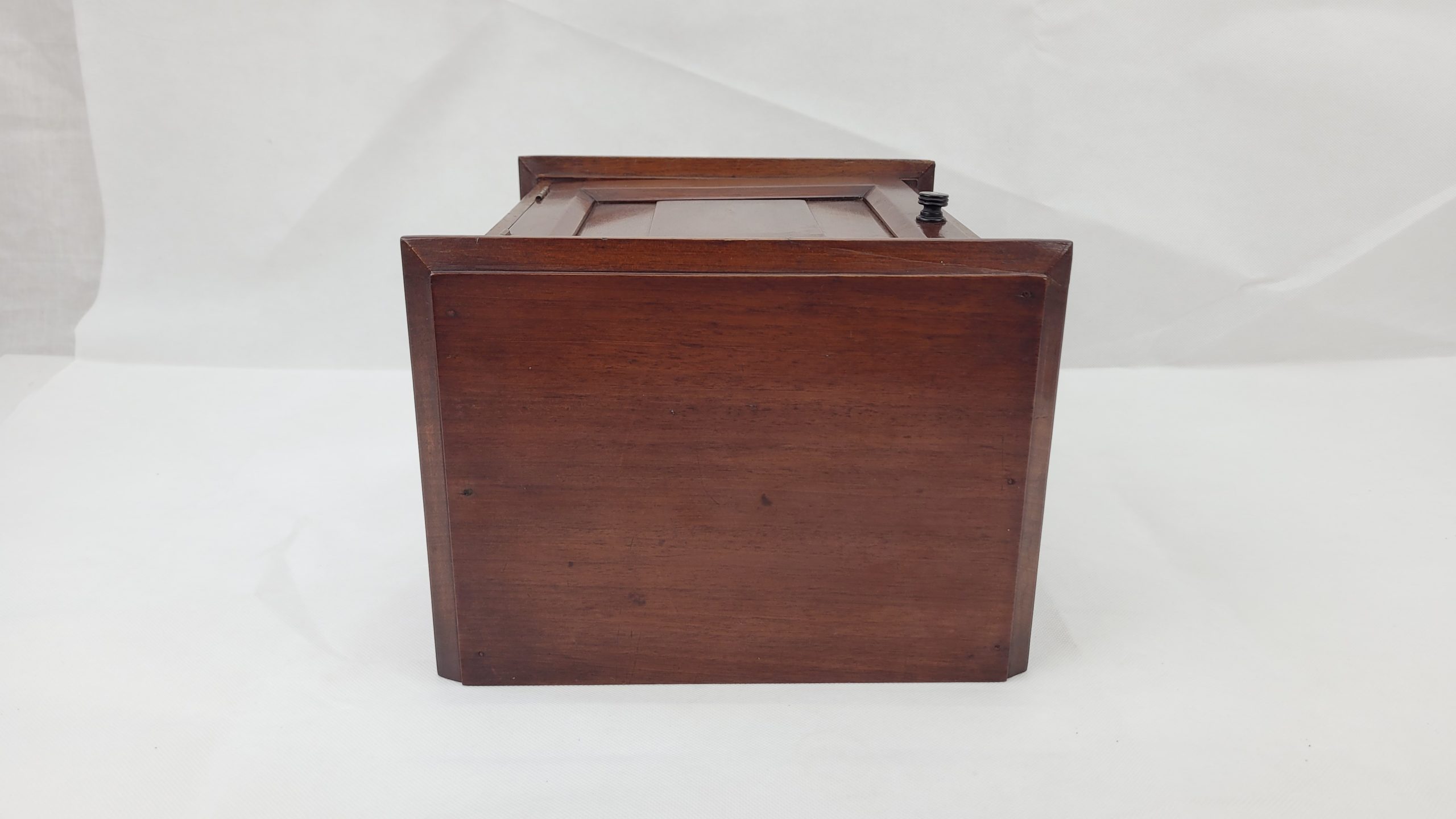 Antique Smokers Cabinet With Internal Drawers And Pipe Rack - Image 3