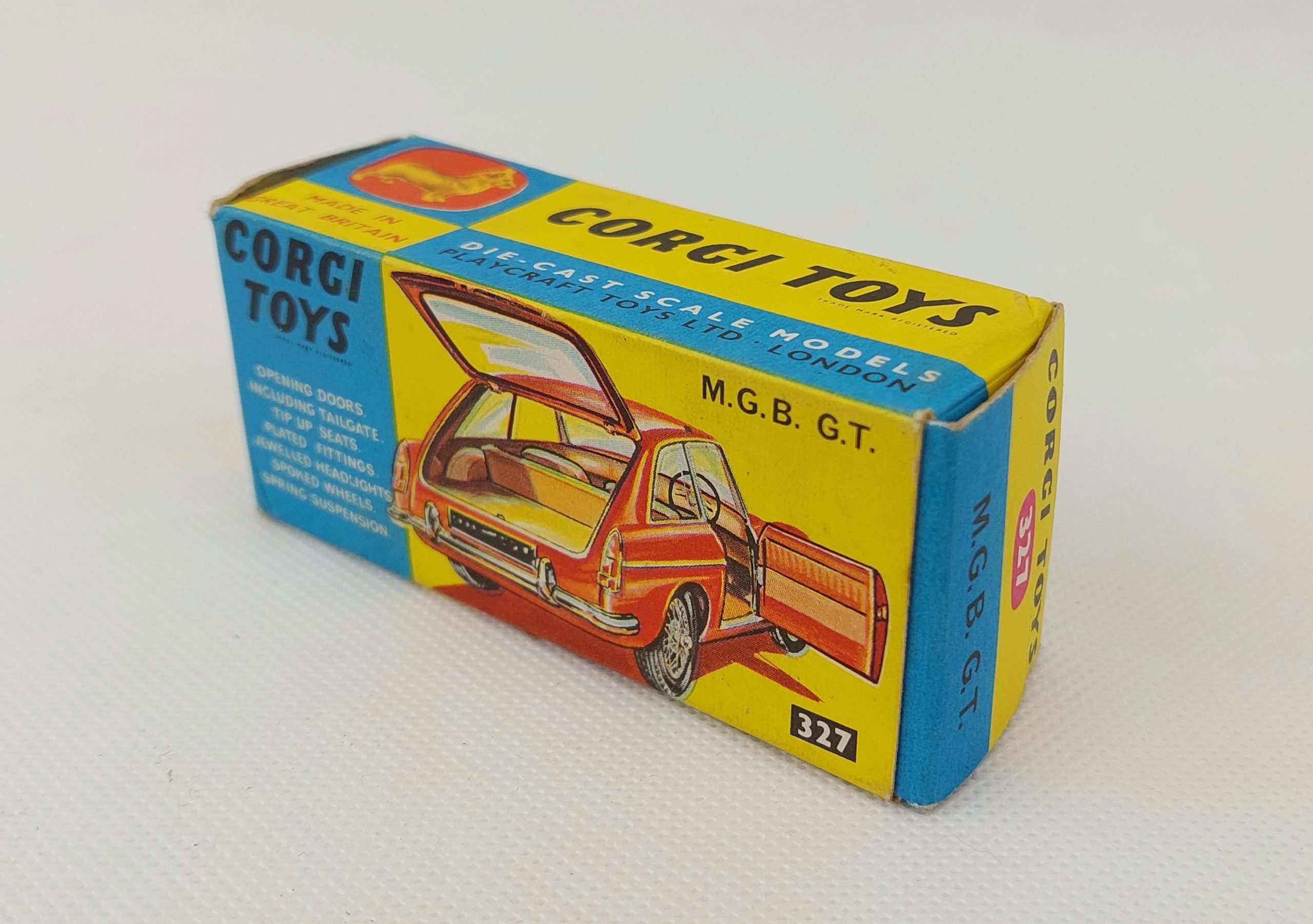 Boxed Corgi 327 MGB Toy* - Image 3