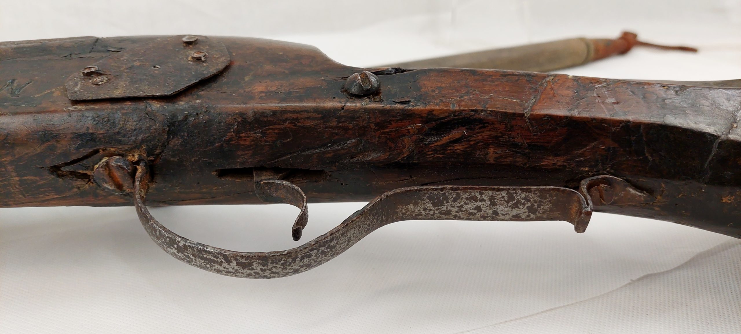 Early 17c Makers Marked Matchlock Musket Ex Dublin Castle c1620 - Image 12
