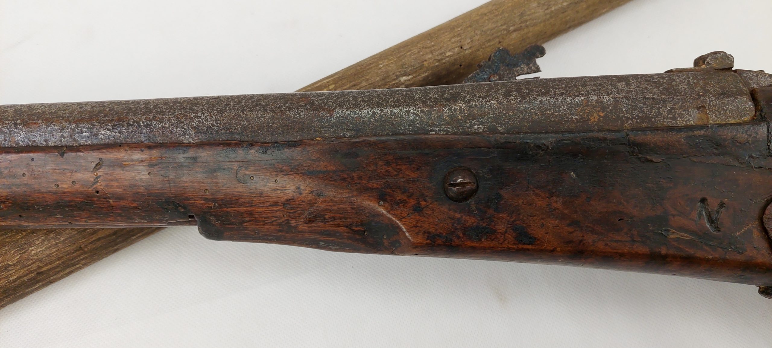 Early 17c Makers Marked Matchlock Musket Ex Dublin Castle c1620 - Image 13