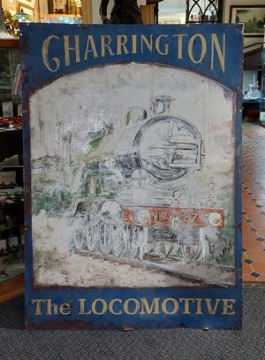 Charringtons The Locomotive Hand Painted Pub Sign #1