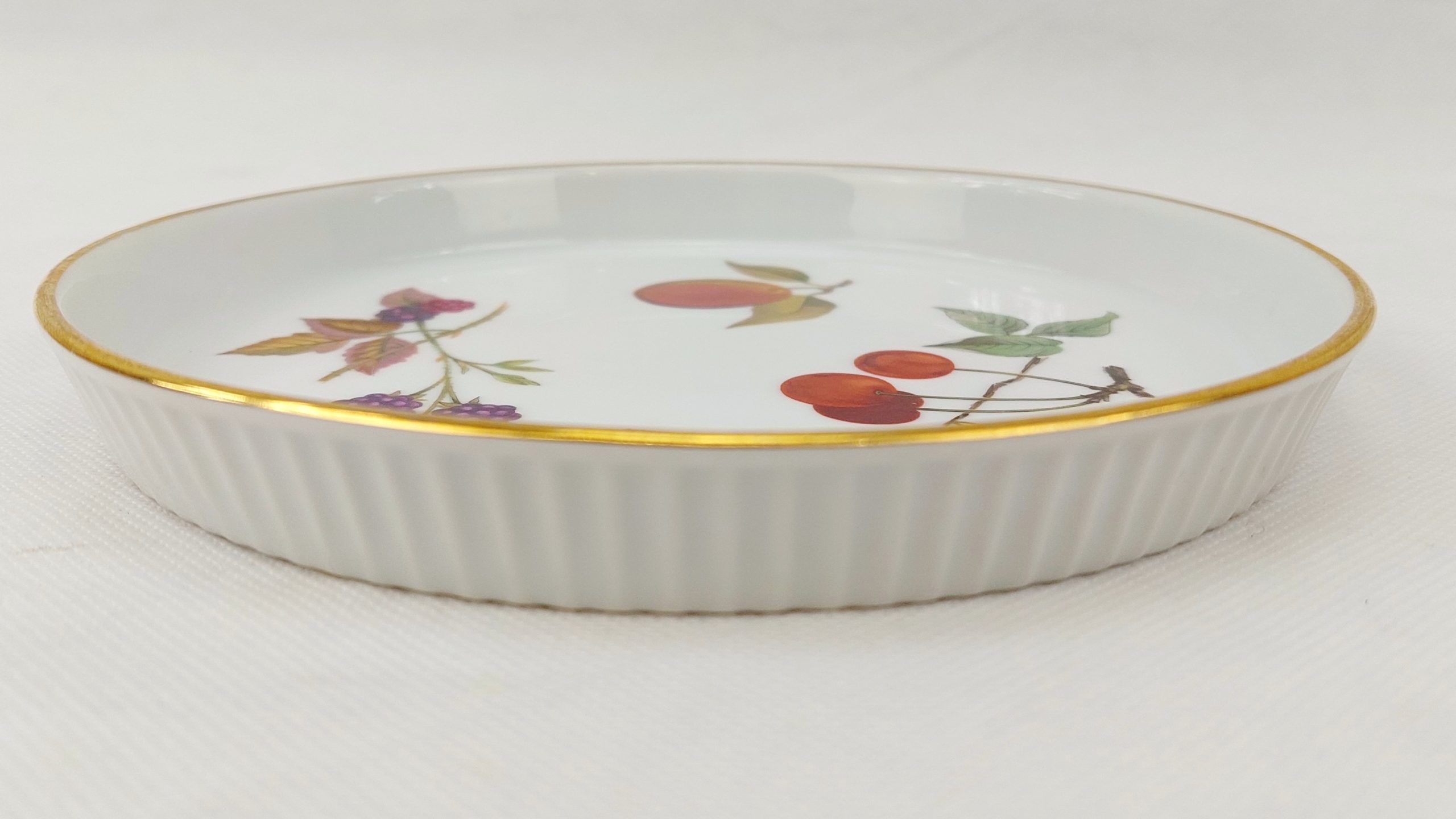 Royal Worcester Flan Dish #2 - Image 3