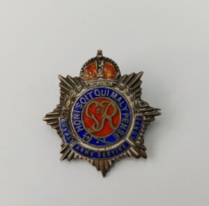 Royal Army Service Corps Silver & Enamel Badge