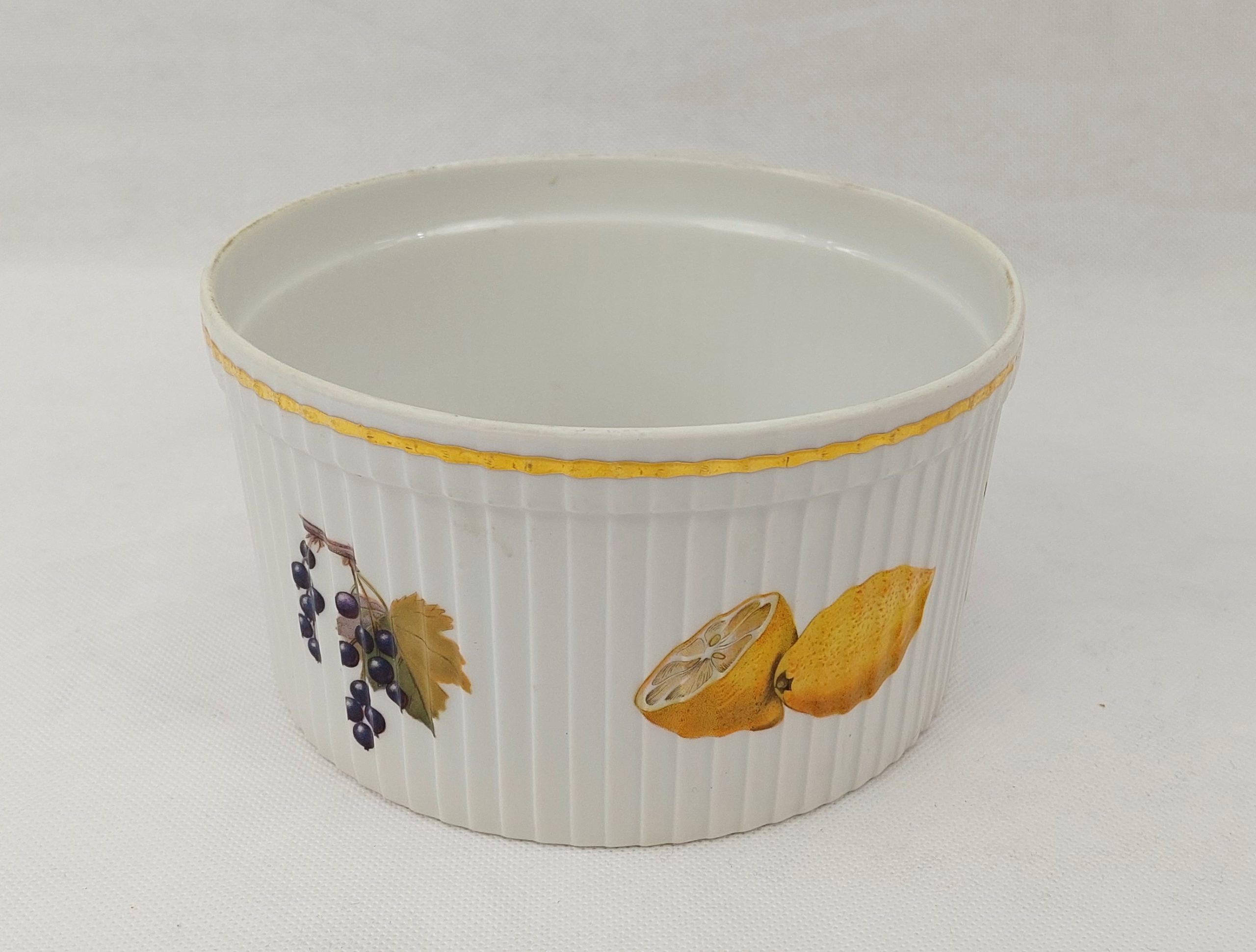 Royal Worcester Evesham Gold Large Soufflé Dish