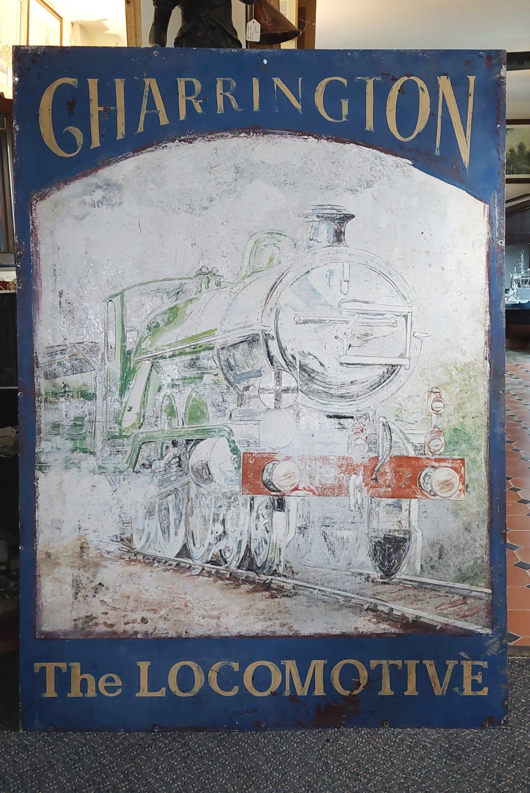 Charringtons The Locomotive Hand Painted Pub Sign #2