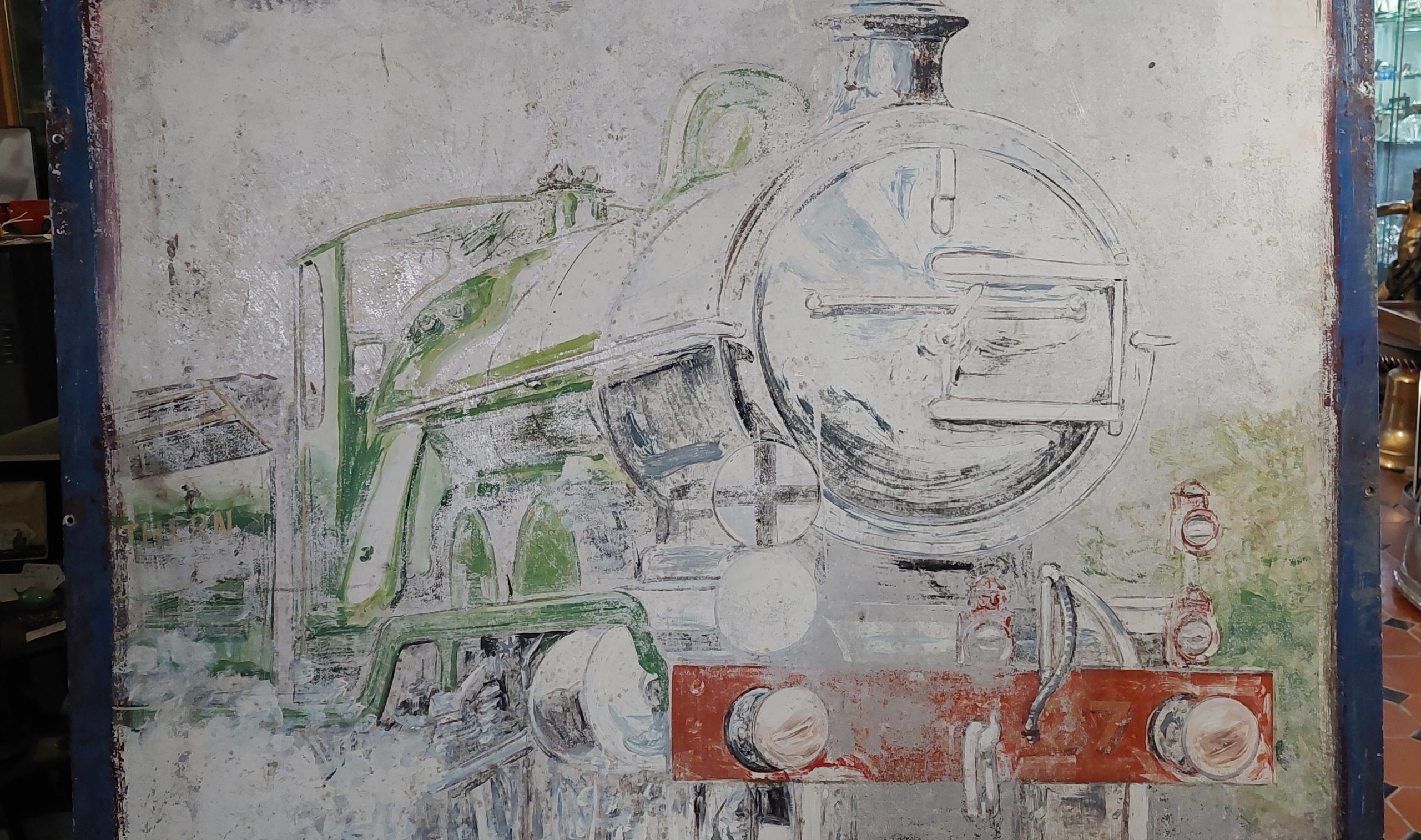 Charringtons The Locomotive Hand Painted Pub Sign #2 - Image 3