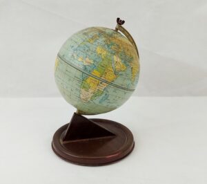 c1950’s Chad Valley Tin Globe On Stand