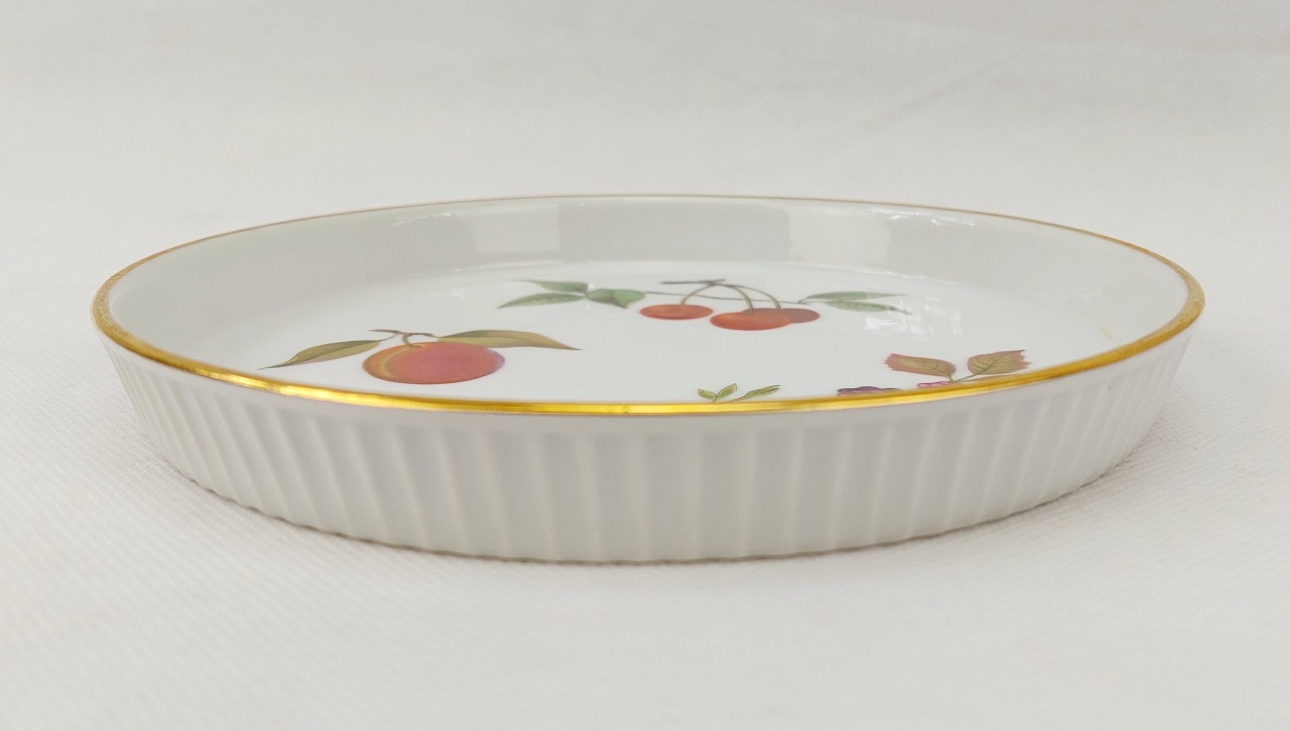 Royal Worcester Flan Dish #1 - Image 5