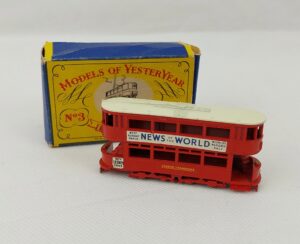 Boxed Lesney No 3 Trolley Bus