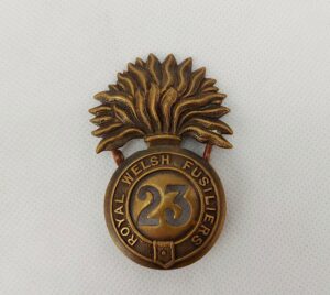 Victorian Royal Welsh Fusiliers 23rd Regiment Of Foot Cap Badge