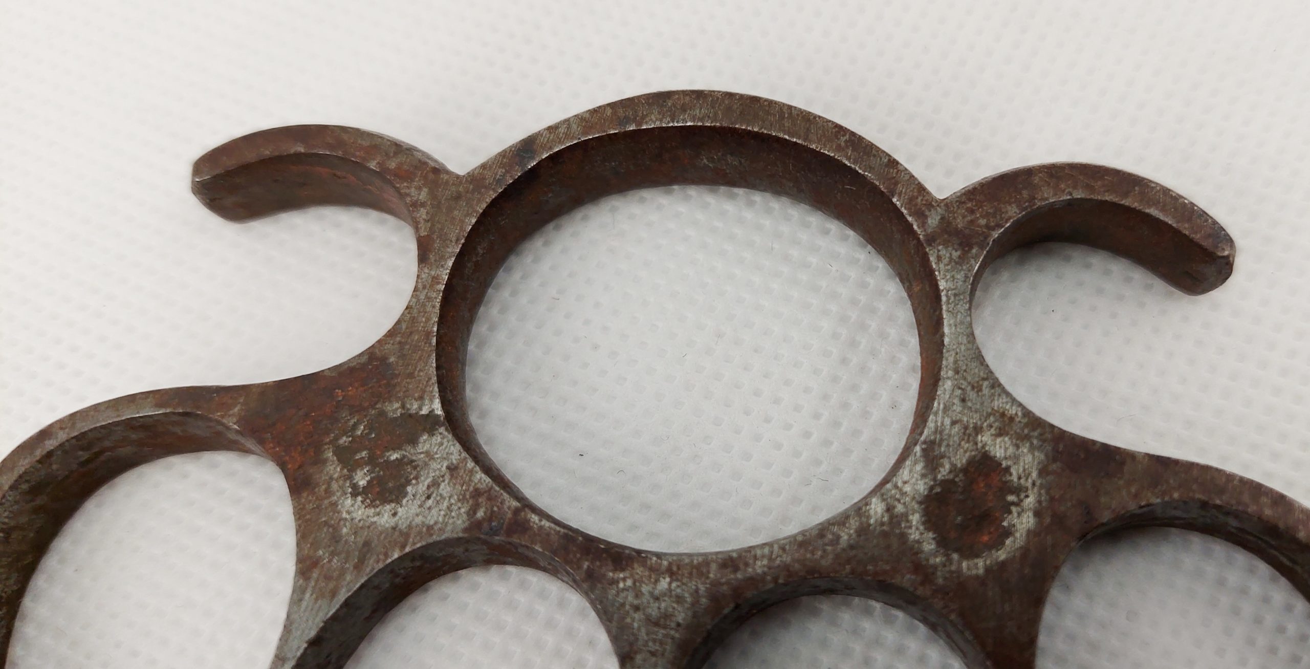 WW1 British Namara Trench Fighting Steel Knuckledusters - Image 7