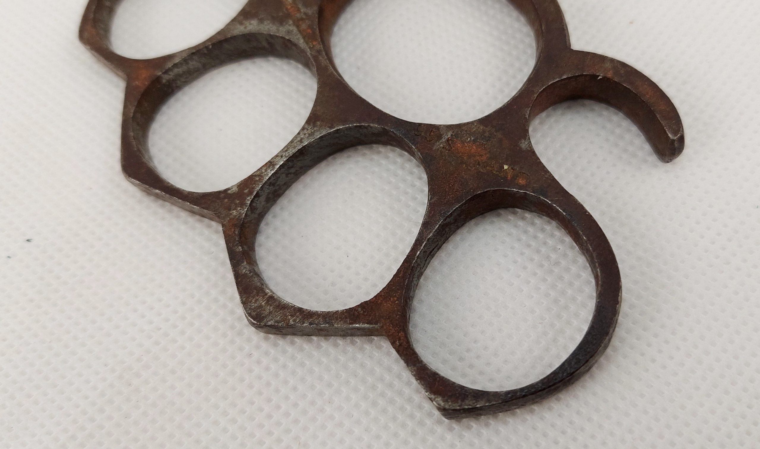 WW1 British Namara Trench Fighting Steel Knuckledusters - Image 5