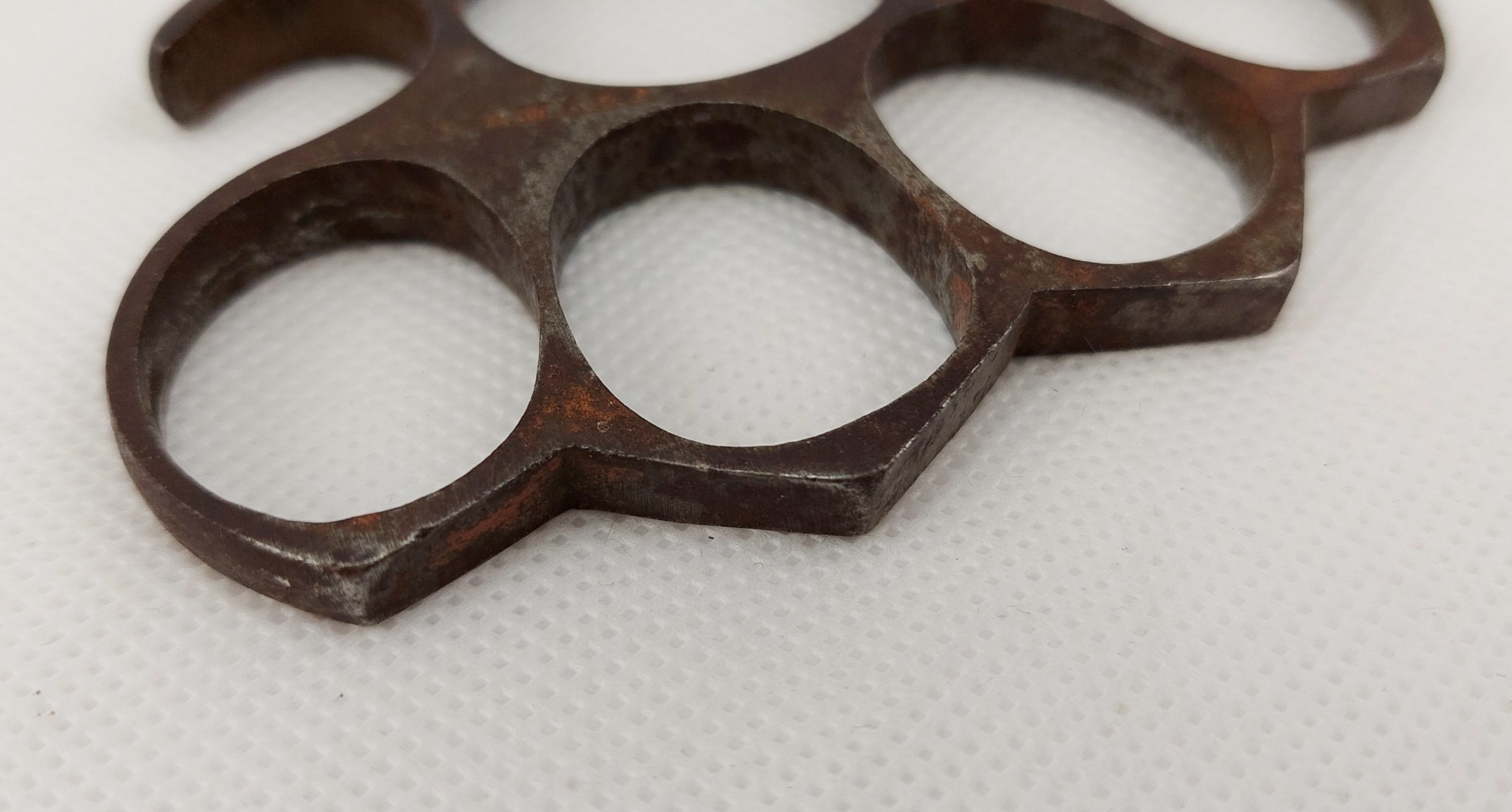 WW1 British Namara Trench Fighting Steel Knuckledusters - Image 2