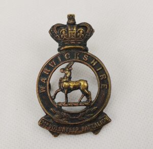 Victorian Warwickshire 2nd Volunteer Battalion Glengarry Badge