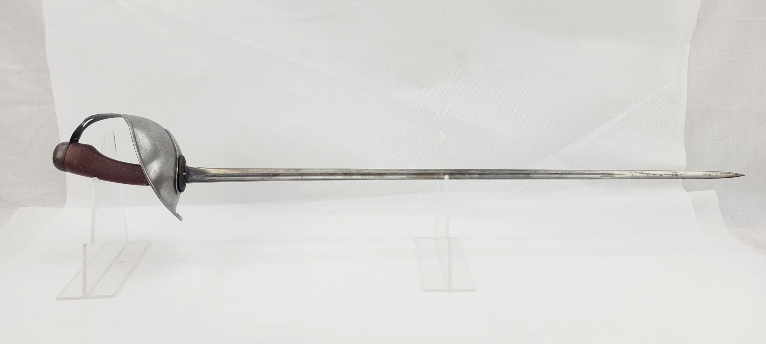 WW1 1908 Pattern 1916 Dated British Cavalry Troopers Sword & Scabbard Original Paint - Image 12