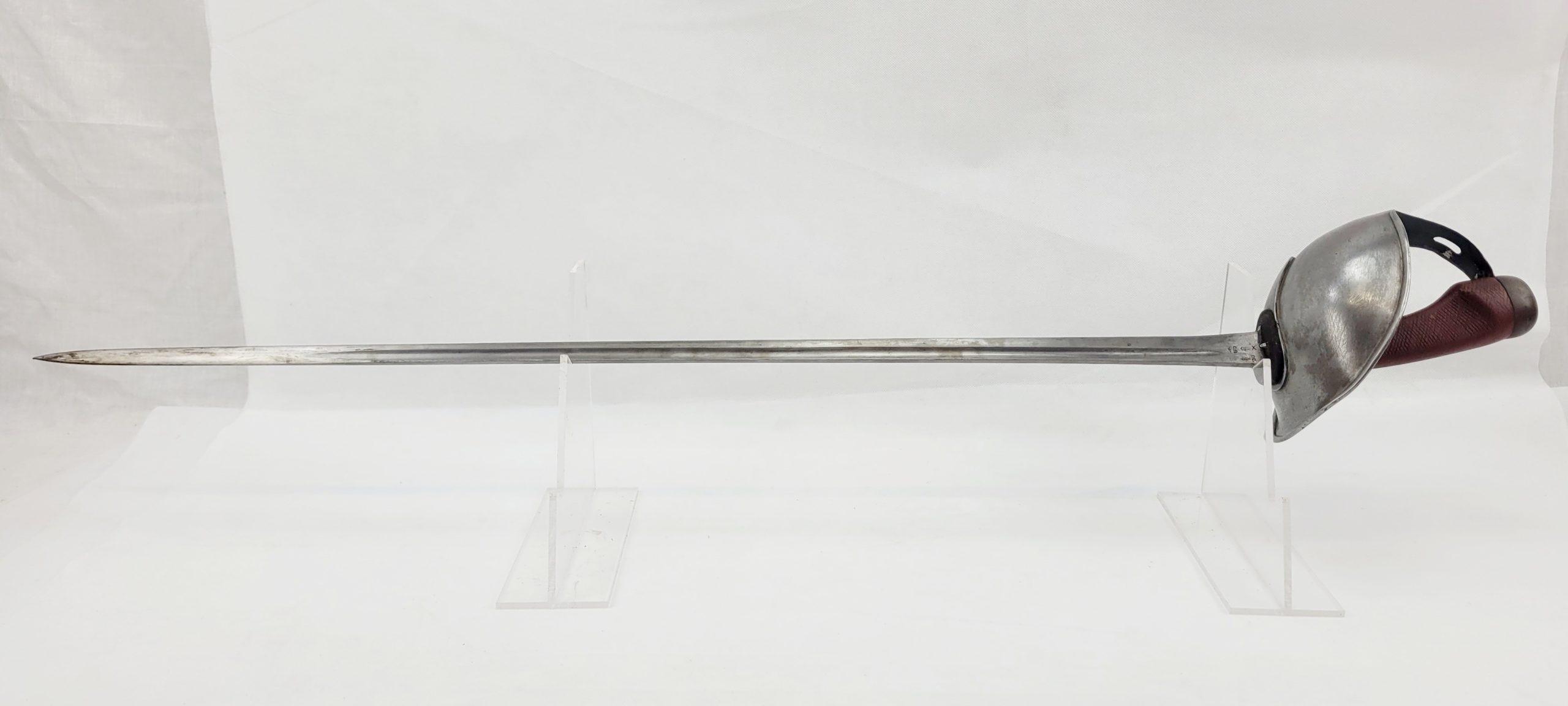 WW1 1908 Pattern 1916 Dated British Cavalry Troopers Sword & Scabbard Original Paint - Image 17