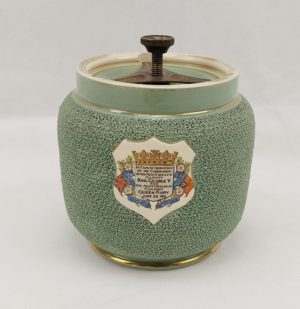 1911 Moorcroft MacIntyre Tobacco Jar Coronation Of King George V*