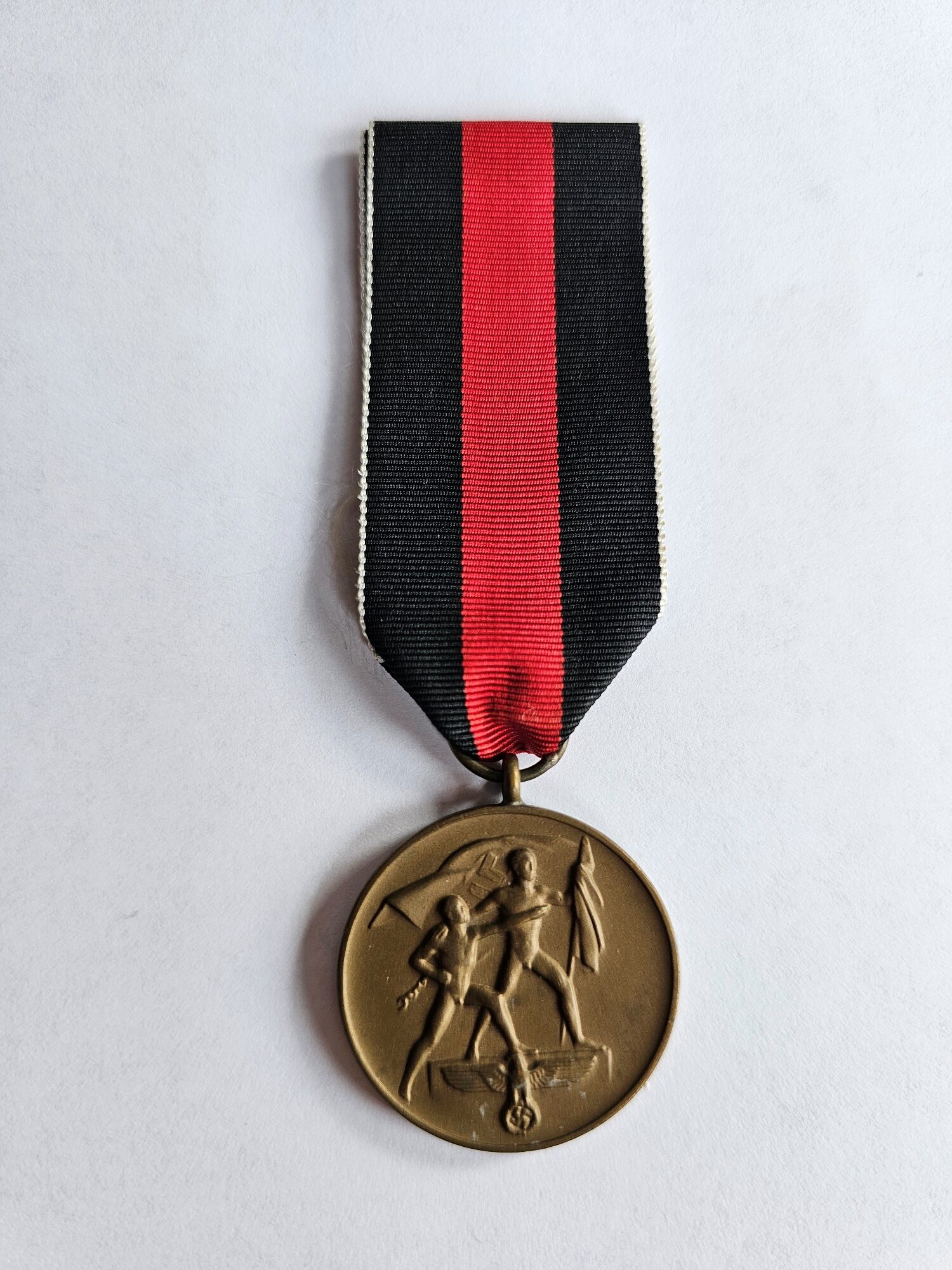 WW2 German Authentic Nazi Sudetenland Commemorative Medal