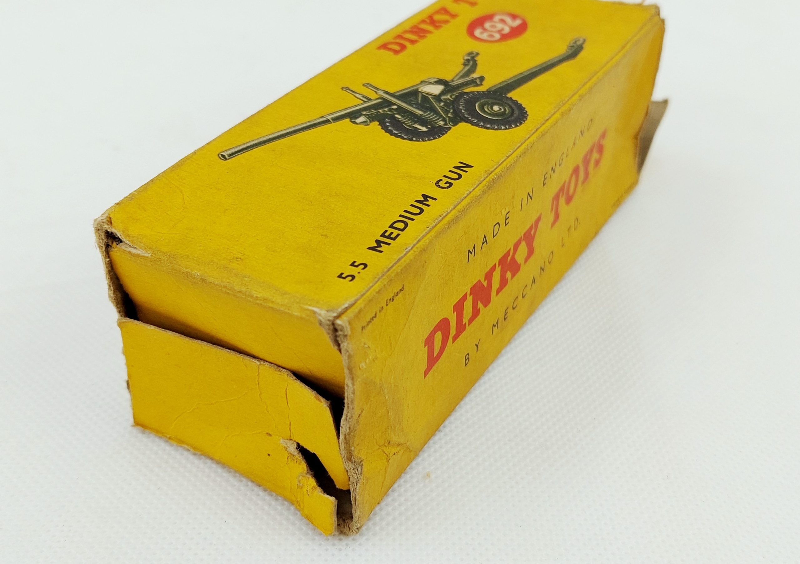 Boxed Dinky Toys 692 5.5 Inch Medium Gun - Image 9