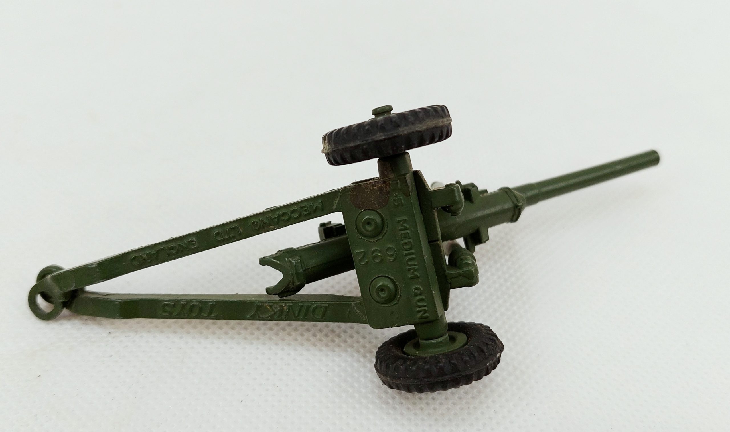 Boxed Dinky Toys 692 5.5 Inch Medium Gun - Image 2