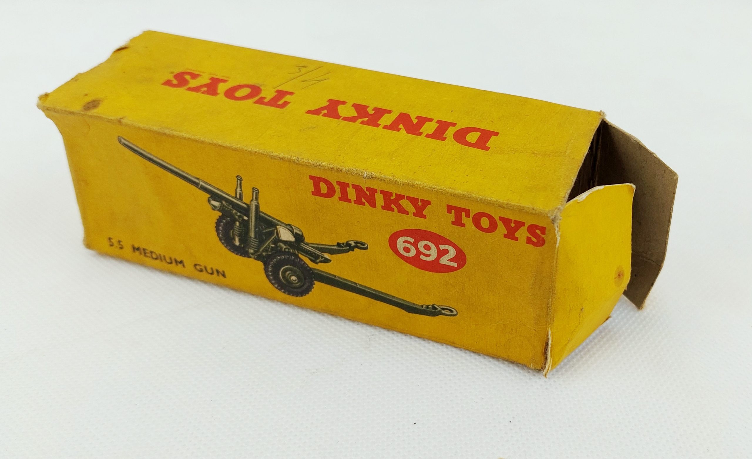 Boxed Dinky Toys 692 5.5 Inch Medium Gun - Image 7