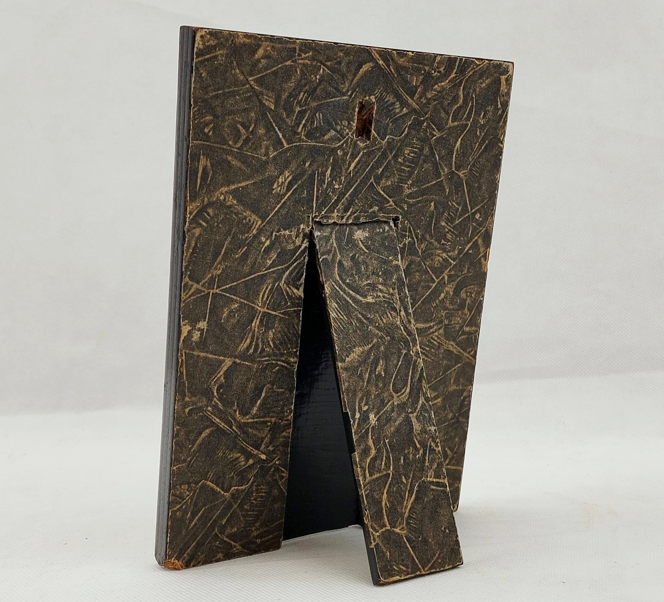 Brass India Naval Hydrographic Plaque On Easel Stand - Image 4