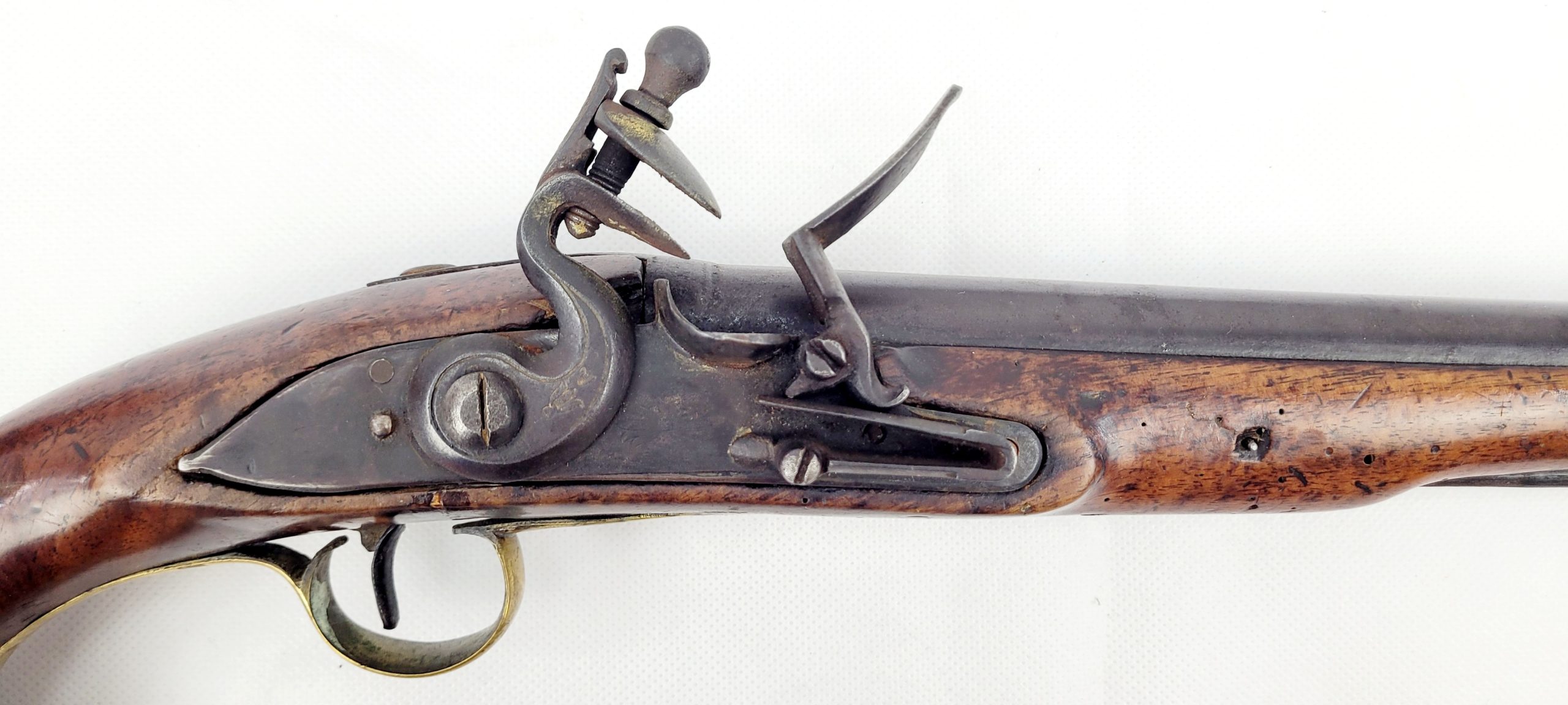 Cased Pair Of 18th Century British Officers Flintlock Pistols By Ketland - Image 7