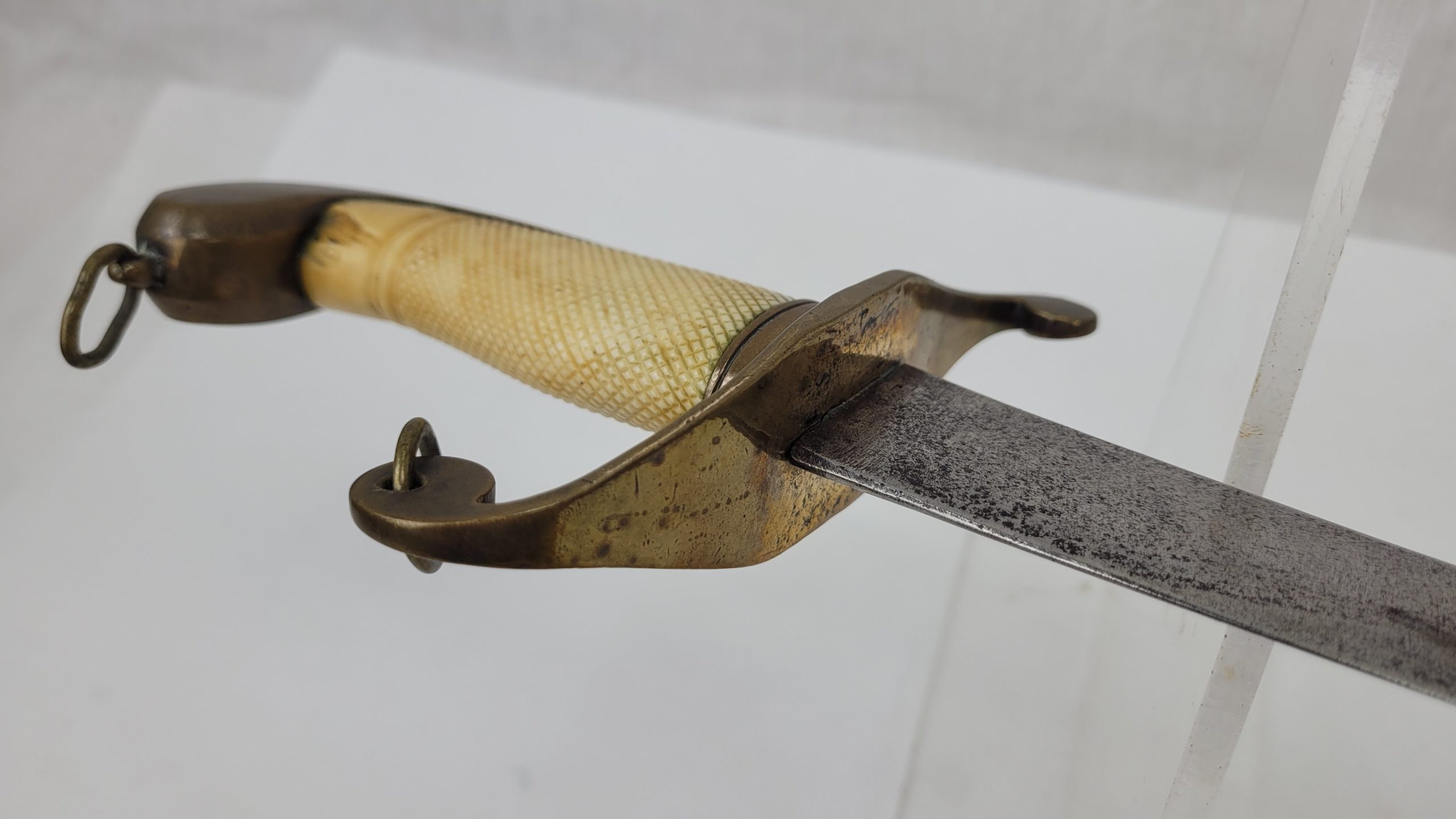 Circa 1800 Non Regulation Royal Navy Fighting Sabre - Image 7