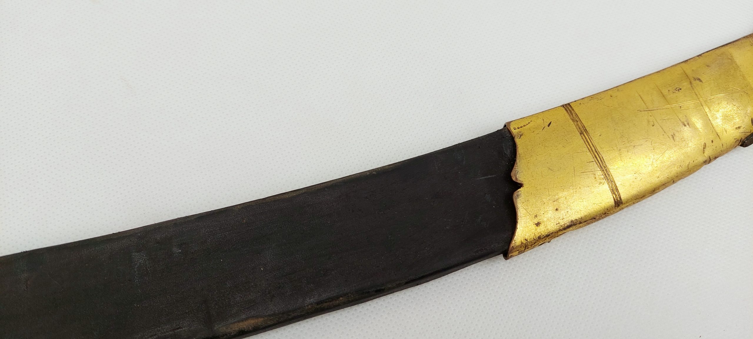 Circa 1803 Non Regulation Royal Marines Fighting Blue And Gilt Sabre By Hawkins Of Portsmouth - Image 6