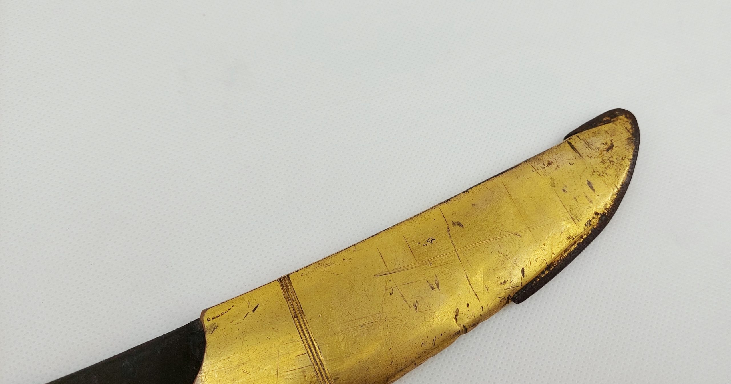 Circa 1803 Non Regulation Royal Marines Fighting Blue And Gilt Sabre By Hawkins Of Portsmouth - Image 5