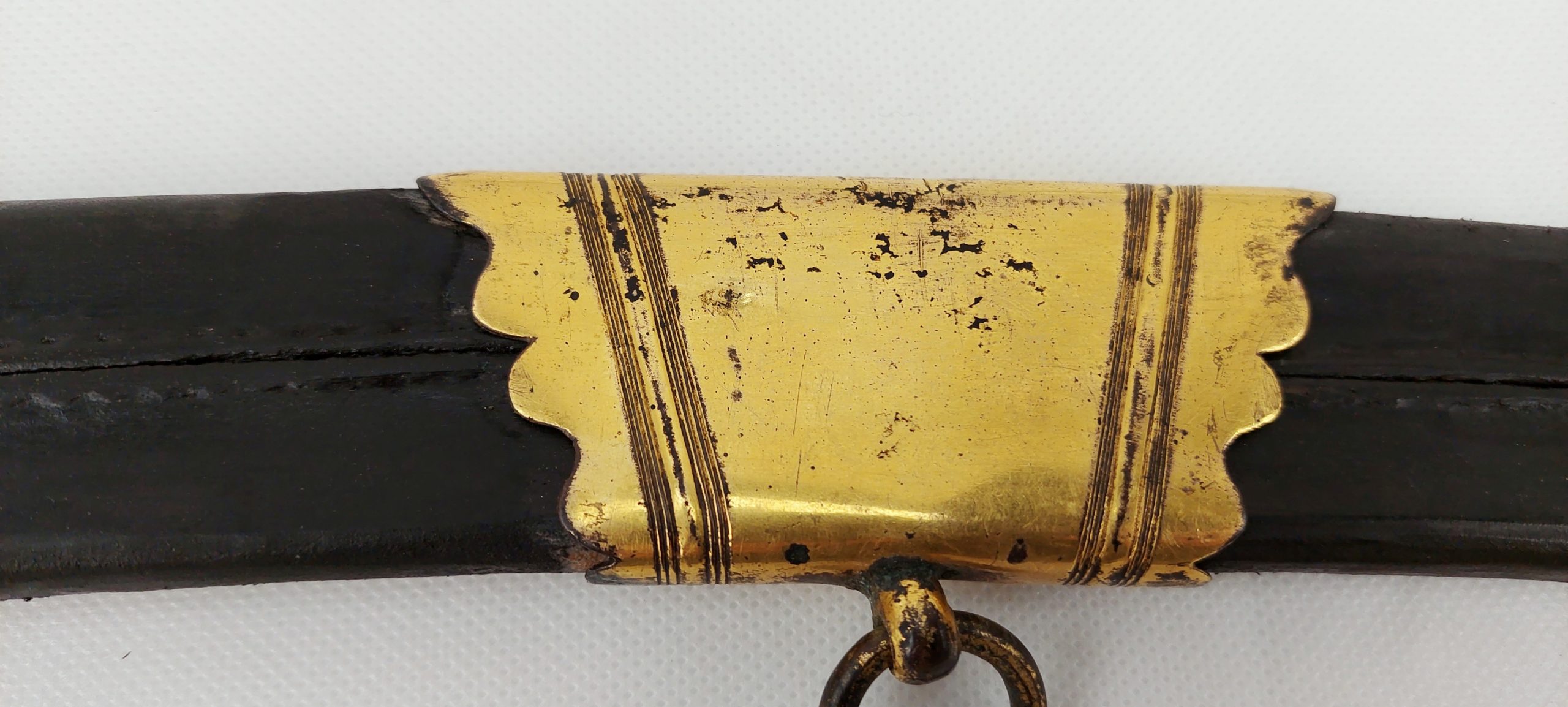 Circa 1803 Non Regulation Royal Marines Fighting Blue And Gilt Sabre By Hawkins Of Portsmouth - Image 3