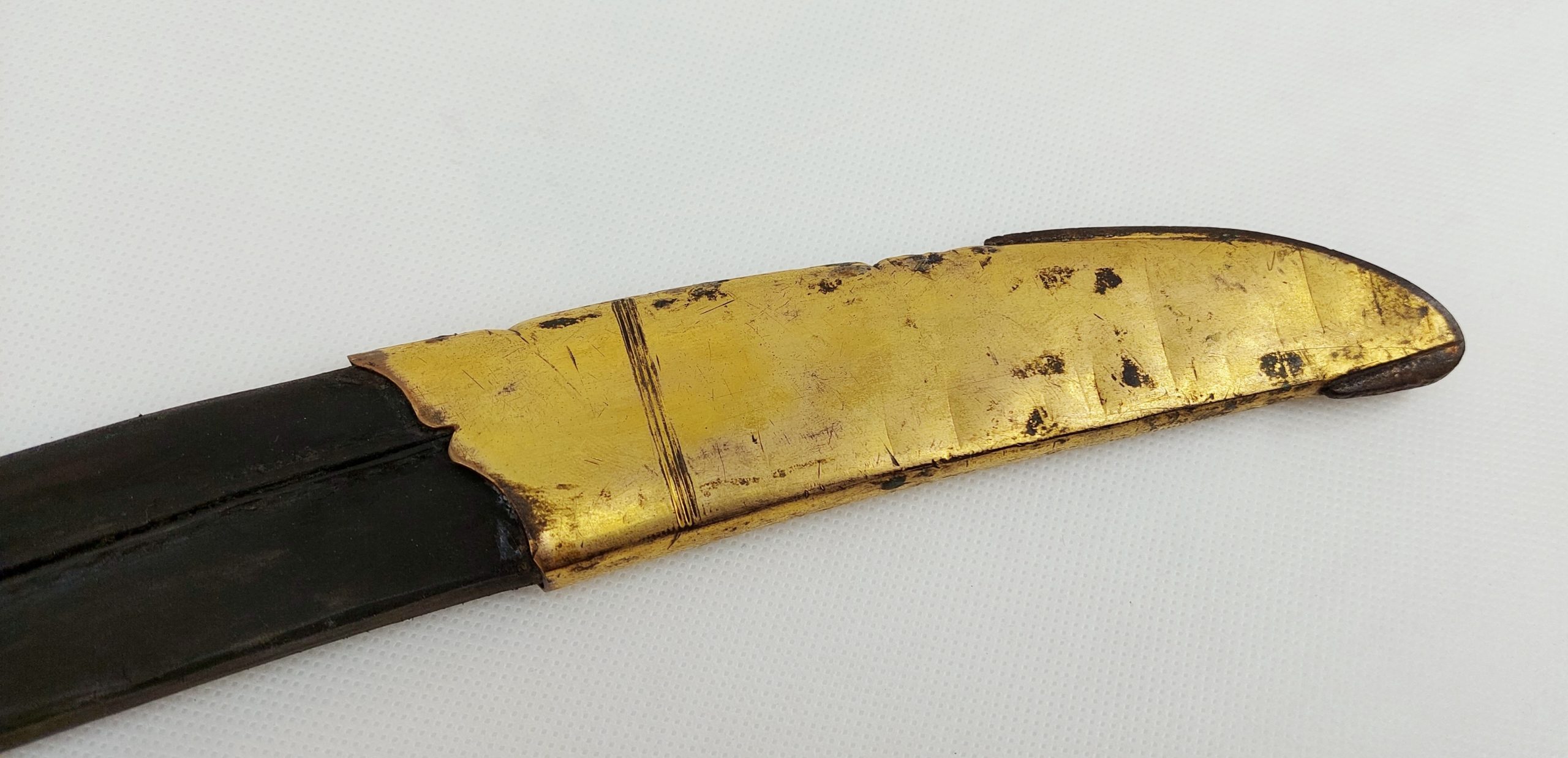 Circa 1803 Non Regulation Royal Marines Fighting Blue And Gilt Sabre By Hawkins Of Portsmouth - Image 2