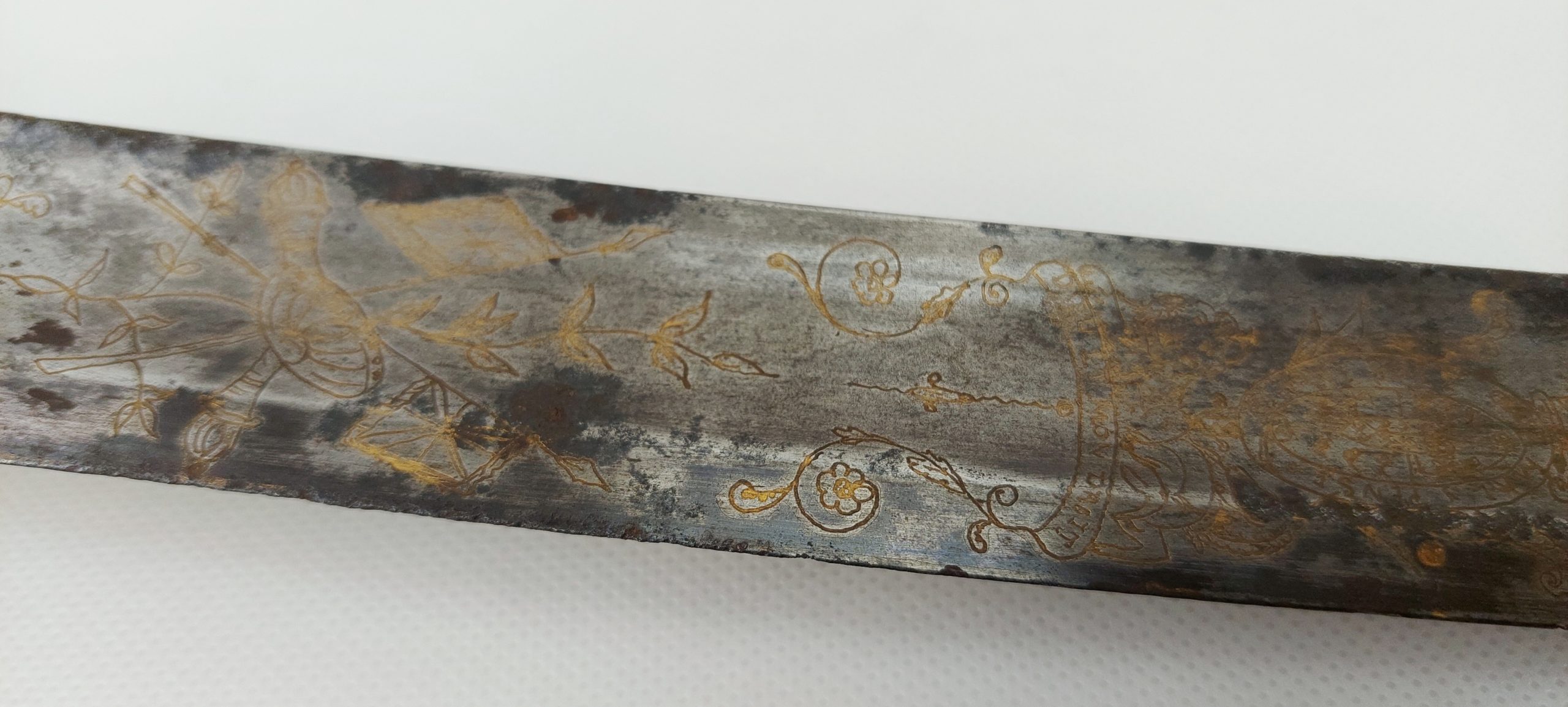 Circa 1803 Non Regulation Royal Marines Fighting Blue And Gilt Sabre By Hawkins Of Portsmouth - Image 20