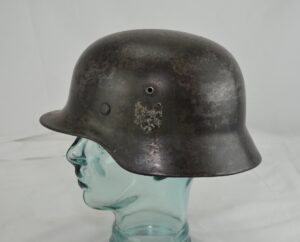 Original German WW2 M35 Double Decal Army helmet