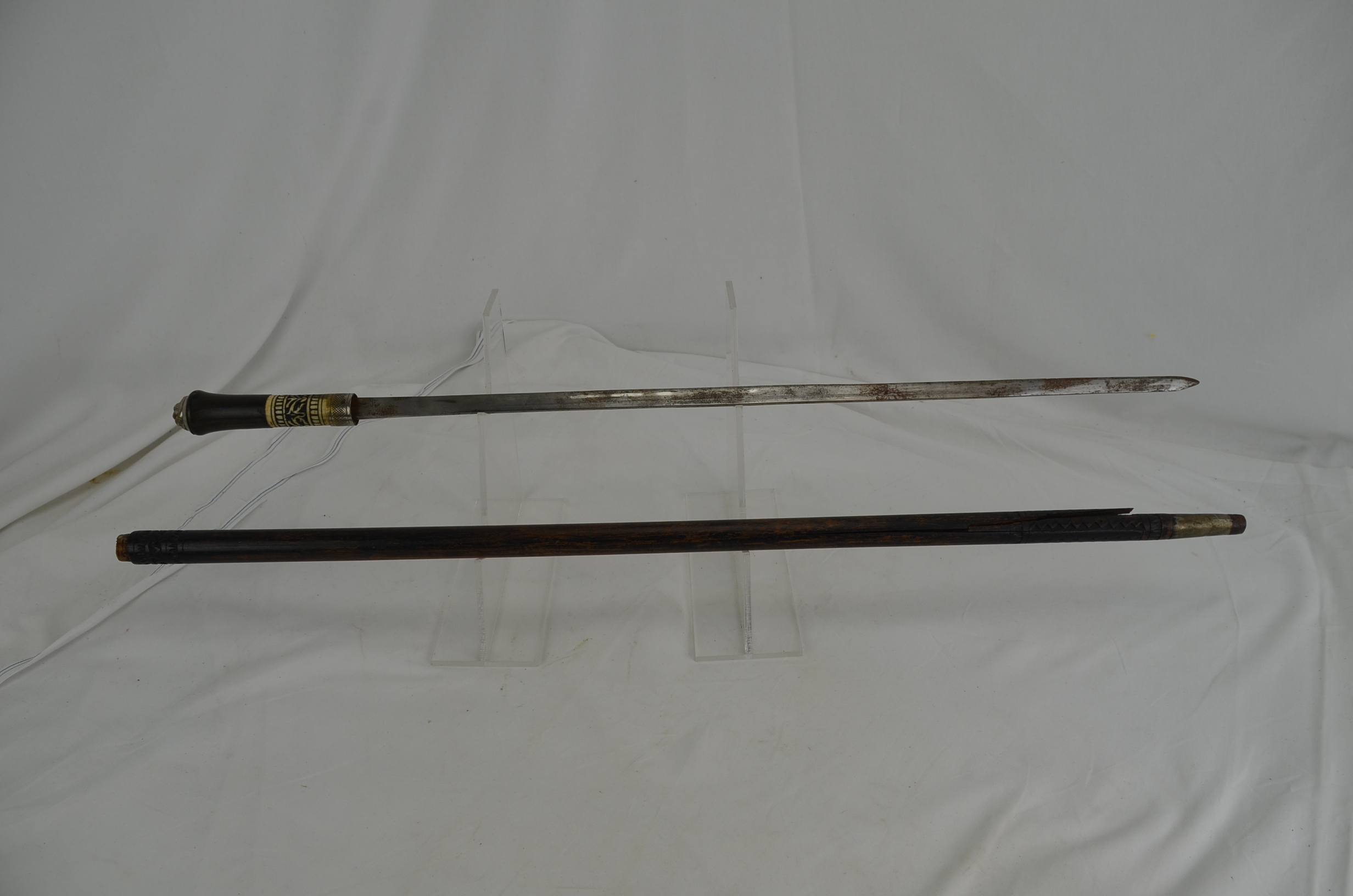 Authentic 19th Century Colonial Indian Stick Sword