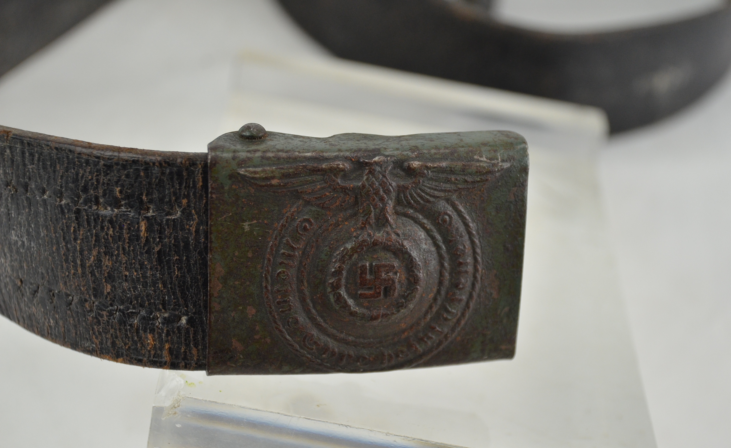 Rare Nazi Waffen SS Belt Buckle - Image 4