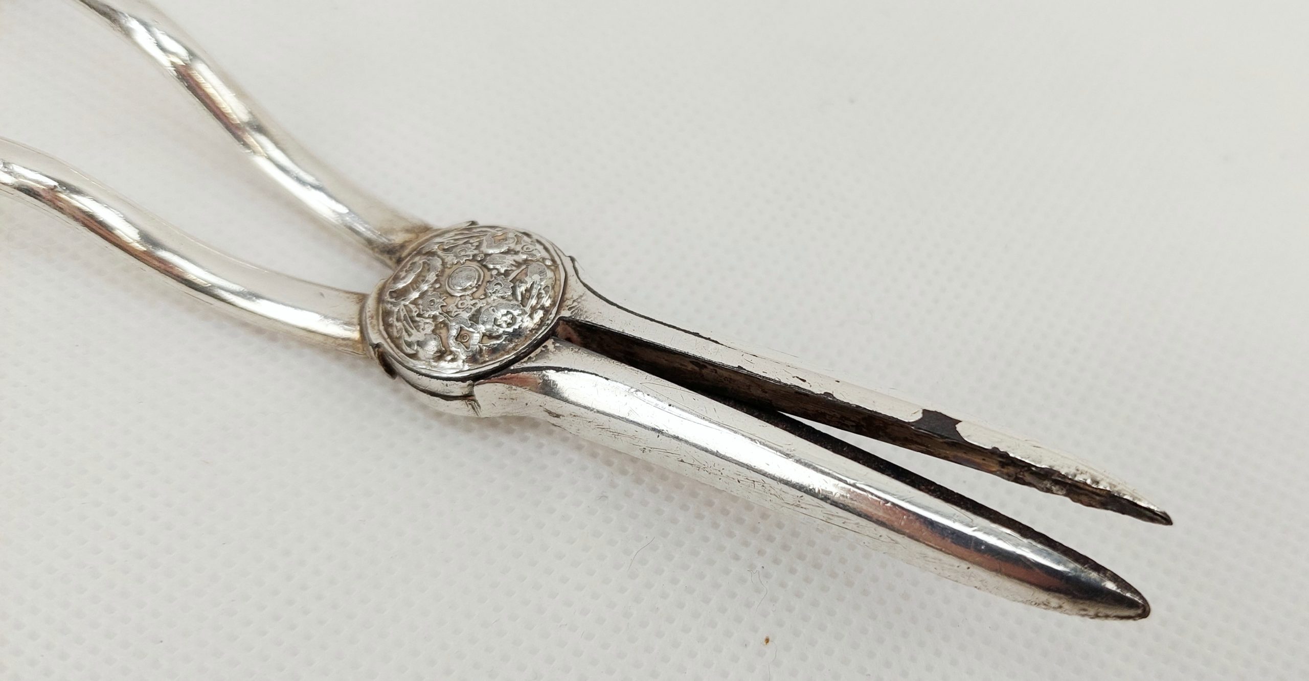 Edwardian Silver Plated Grape Scissors - Image 6
