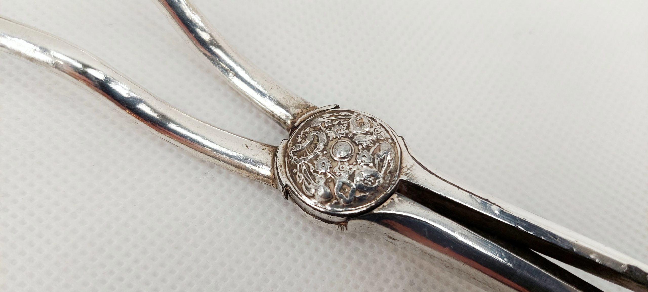 Edwardian Silver Plated Grape Scissors - Image 5