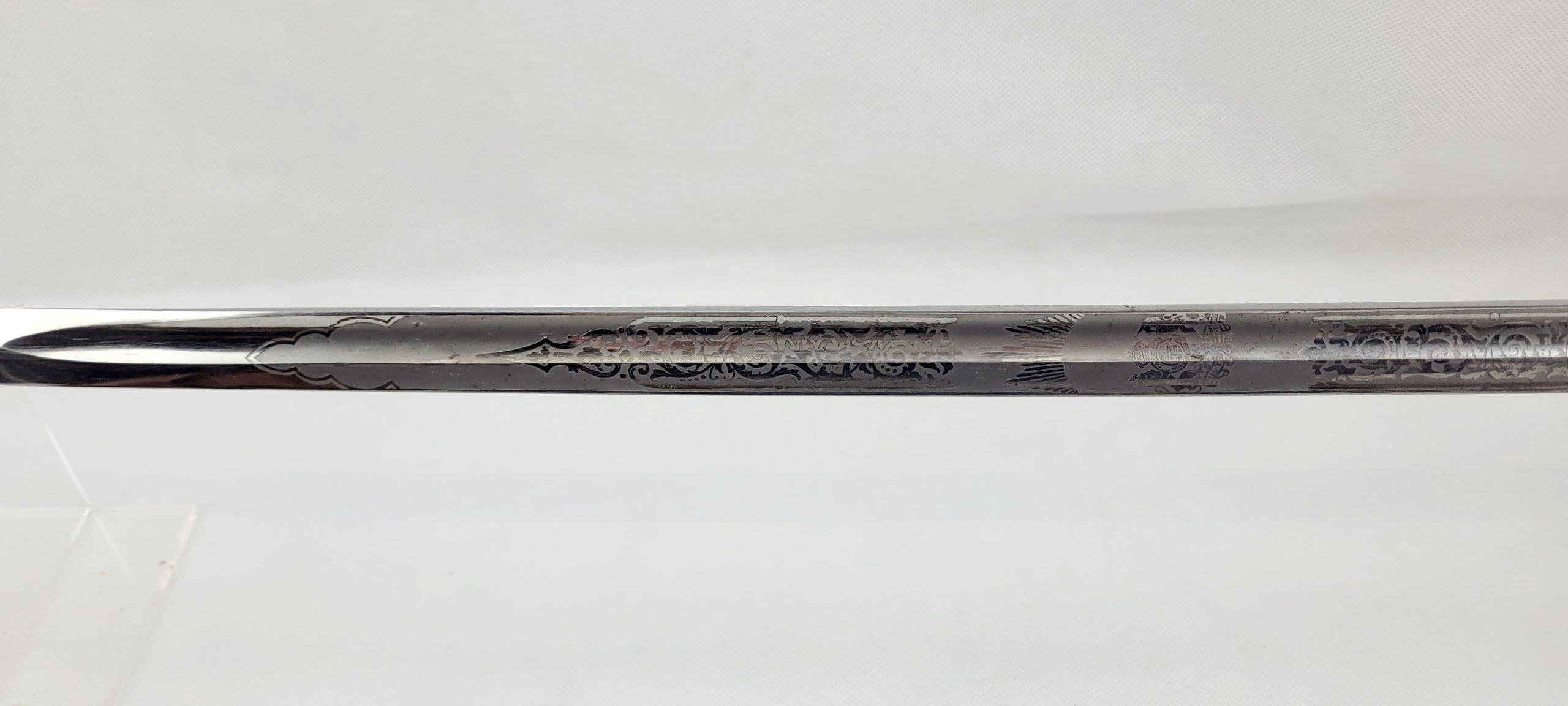 Excellent KGV Royal Navy 1827 Pattern Officers Sword, Sword Knot, Scabbard And Sword Bag - Image 13