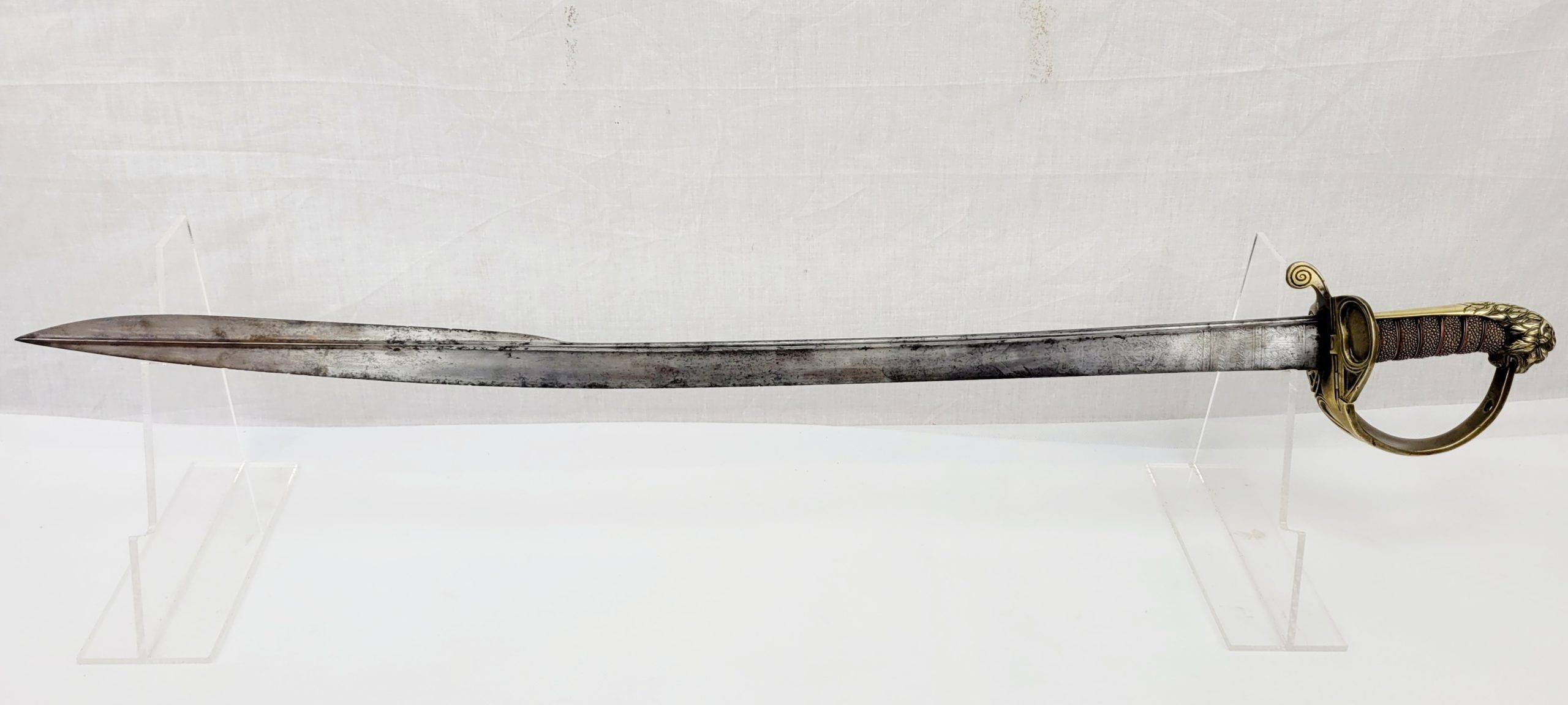Fiske Of Portsmouth Early 1827 Pattern Royal Navy Officers Pipeback Sword - Image 15
