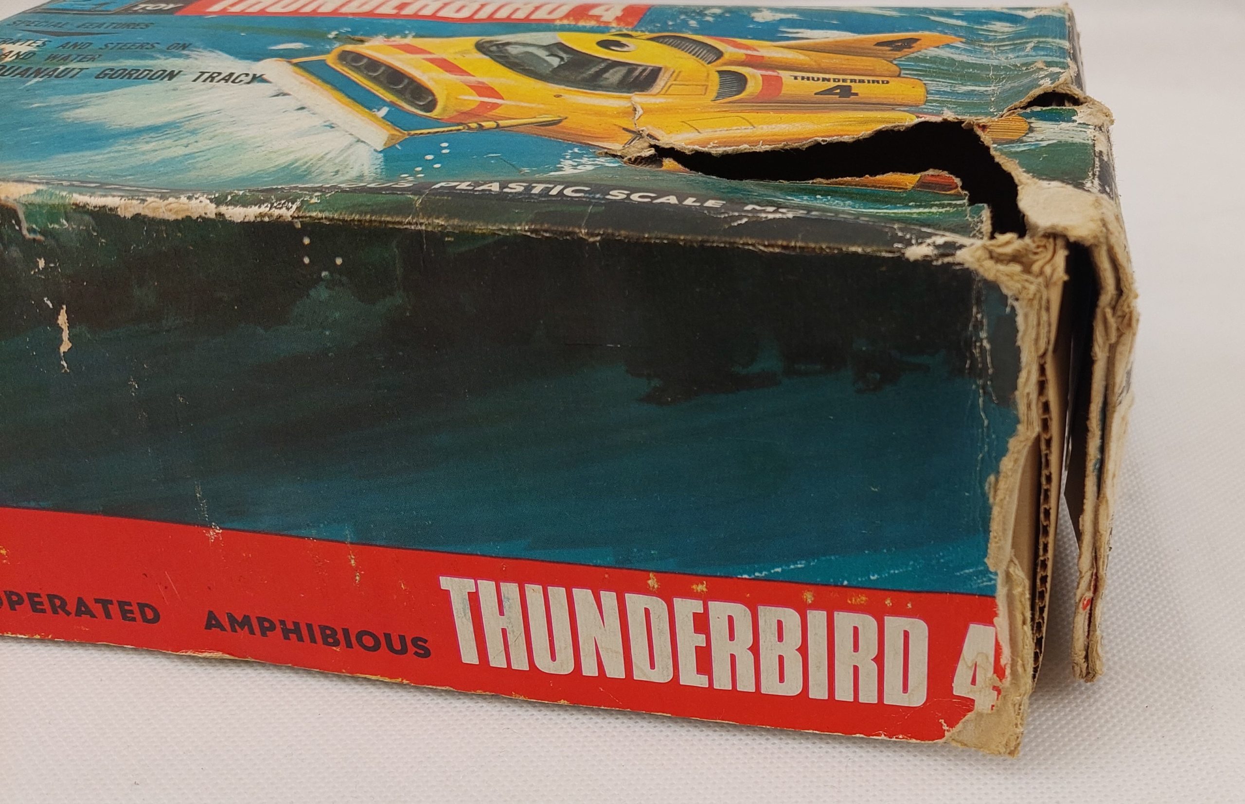 JR 21 Toys Rosenthal Gerry Anderson Battery Operated Thunderbird 4 In Box c1960’s - Image 12