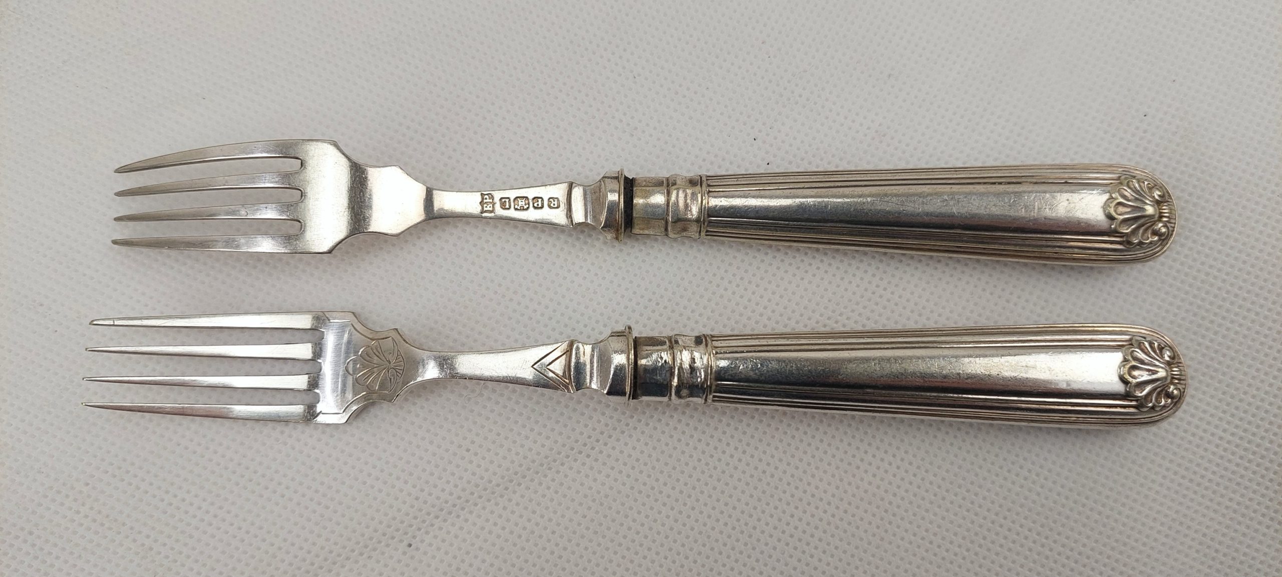Cased Set of Six Silver Plate Knives & Forks - Image 9
