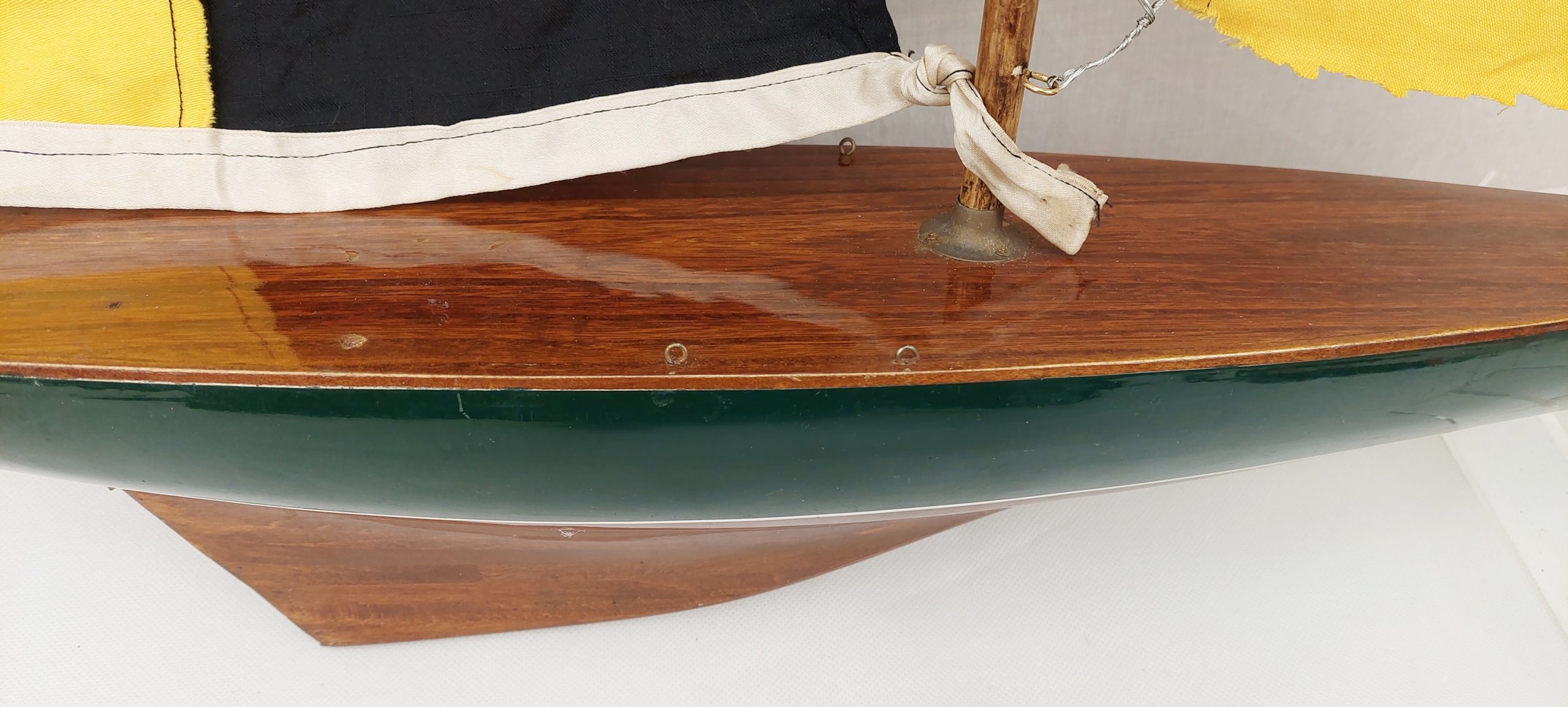 Vintage Wooden Pond Yacht #2* - Image 11