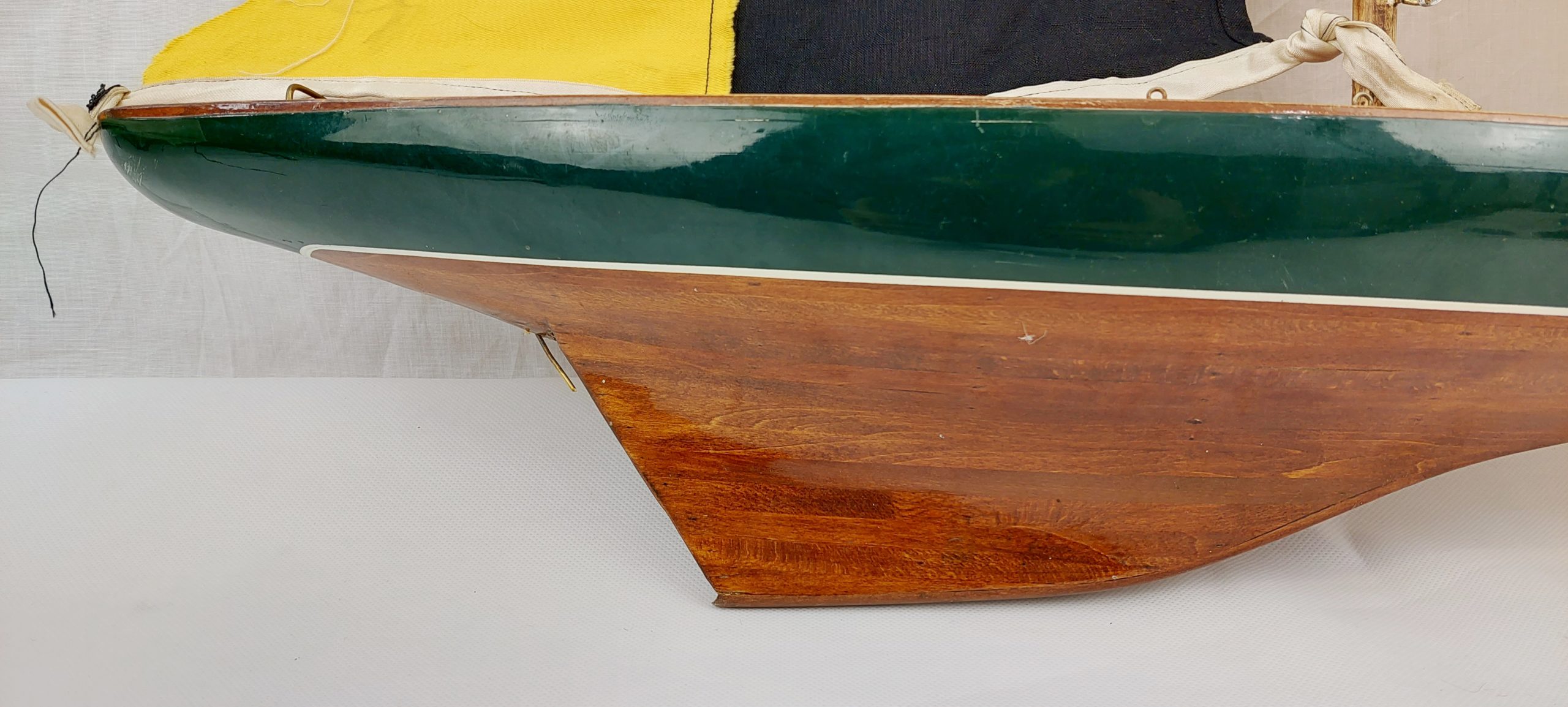 Vintage Wooden Pond Yacht #2* - Image 12