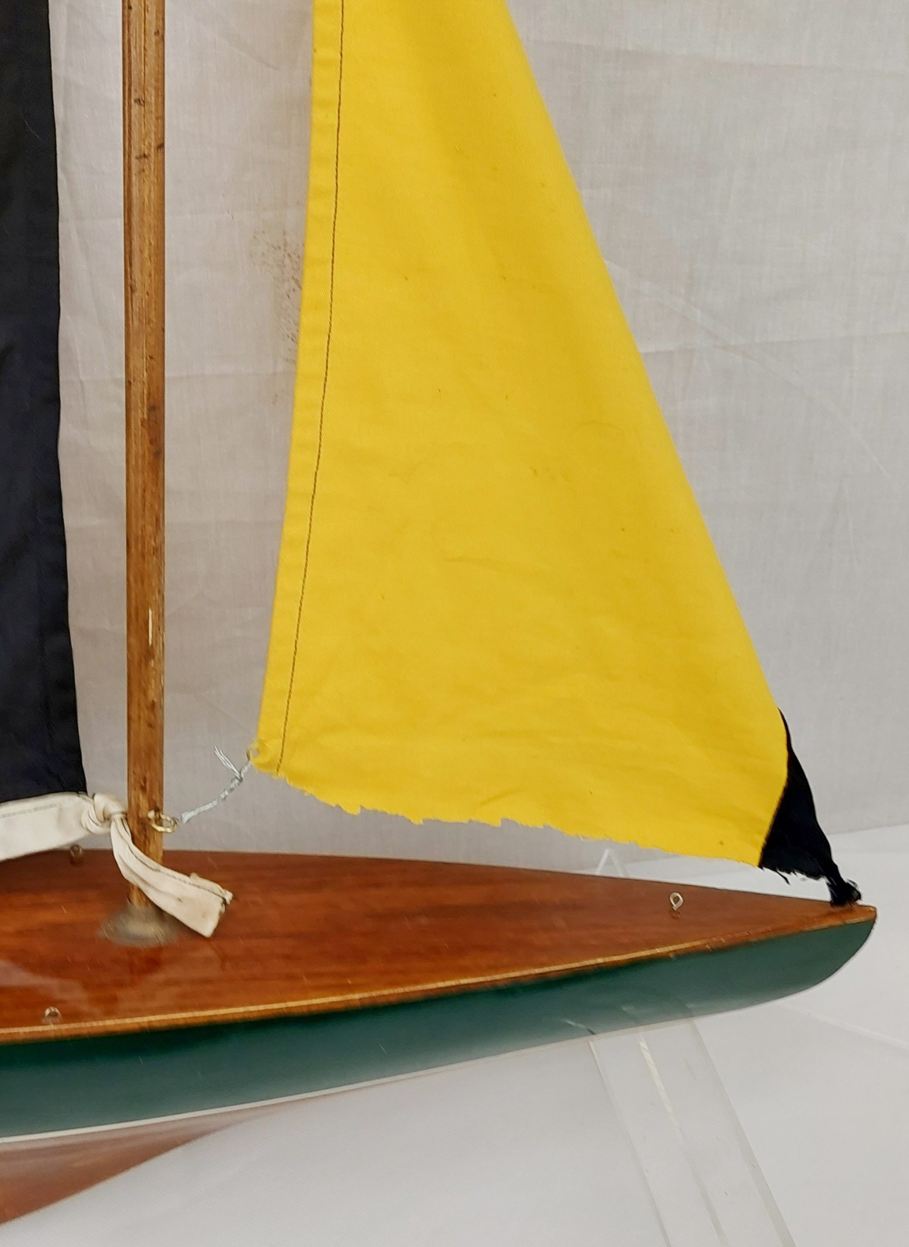 Vintage Wooden Pond Yacht #2* - Image 14